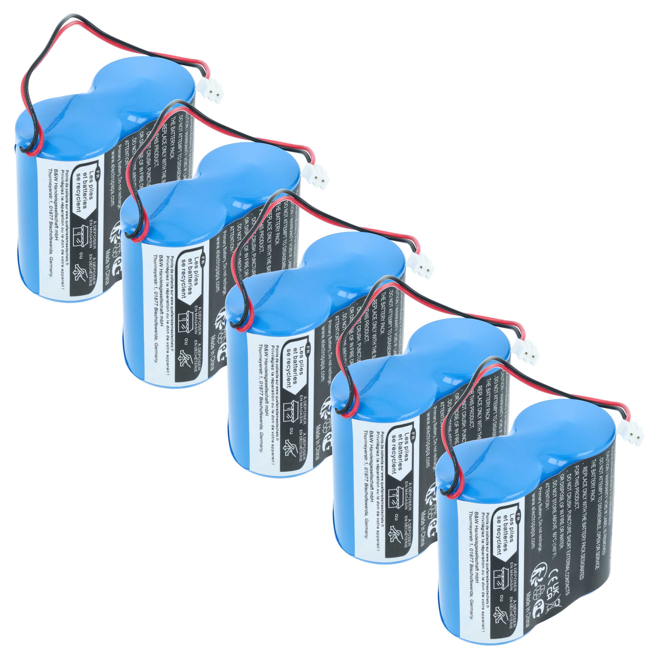 Laser 5x Battery replaces Siemens E-1574 - 27000 mAh 3.6 V Li-MnO2