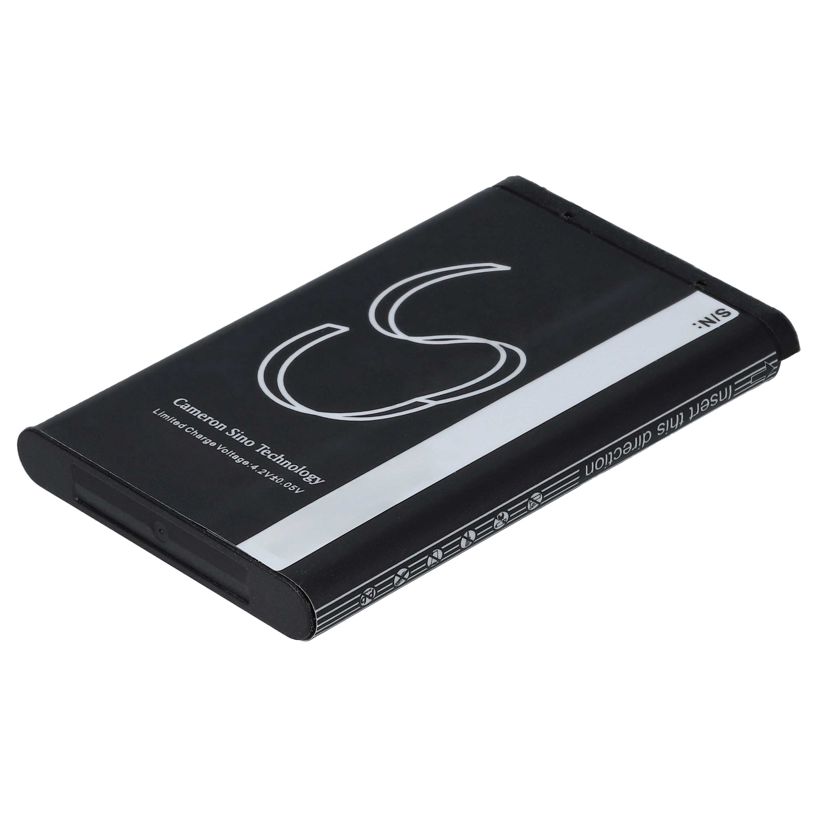 Videocamera 2x Battery replaces Midland BATT11L - 1100 mAh 3.7 V Li-Ion