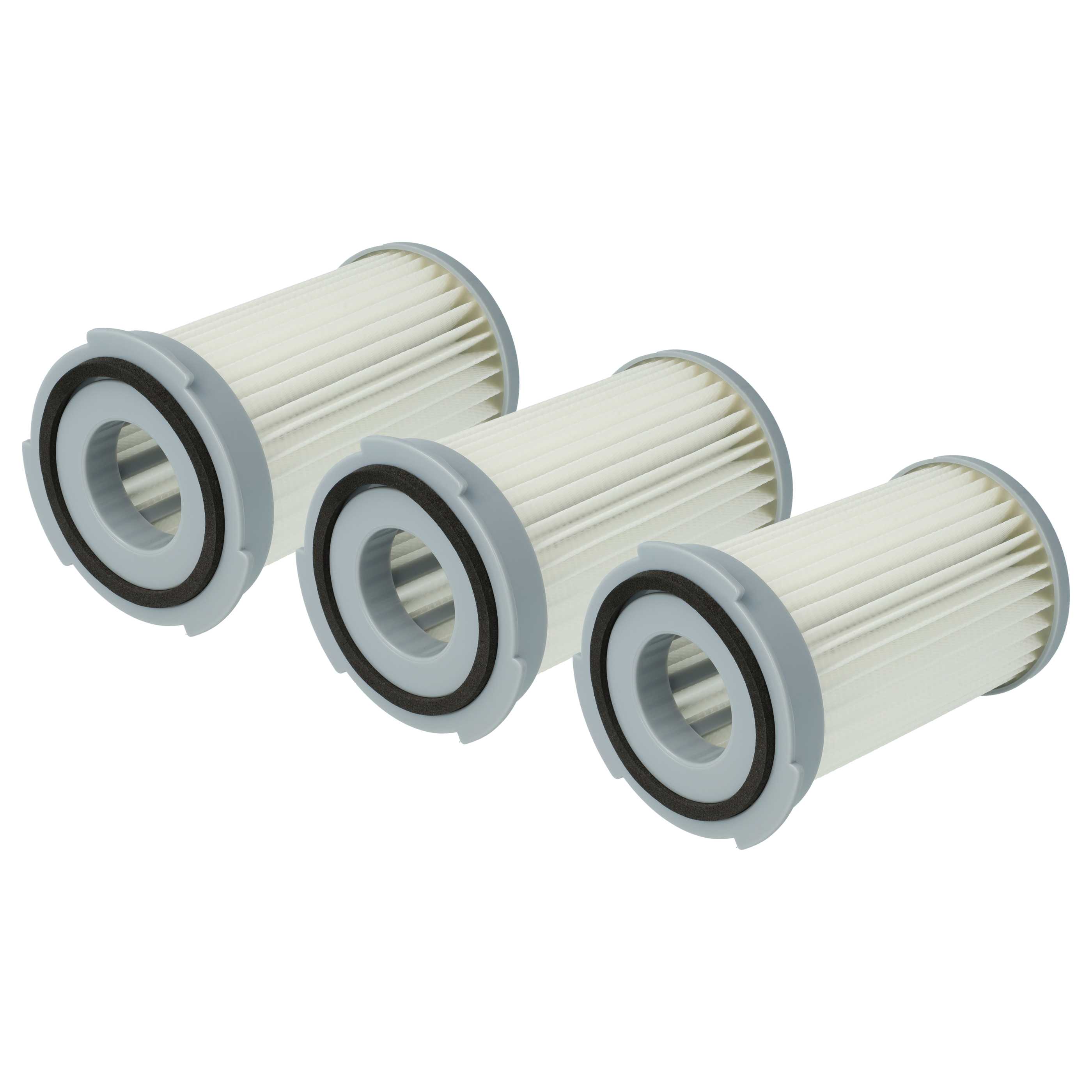 3x Filtro reemplaza Electrolux 9001966051 para aspiradora - filtro Hepa blanco / gris