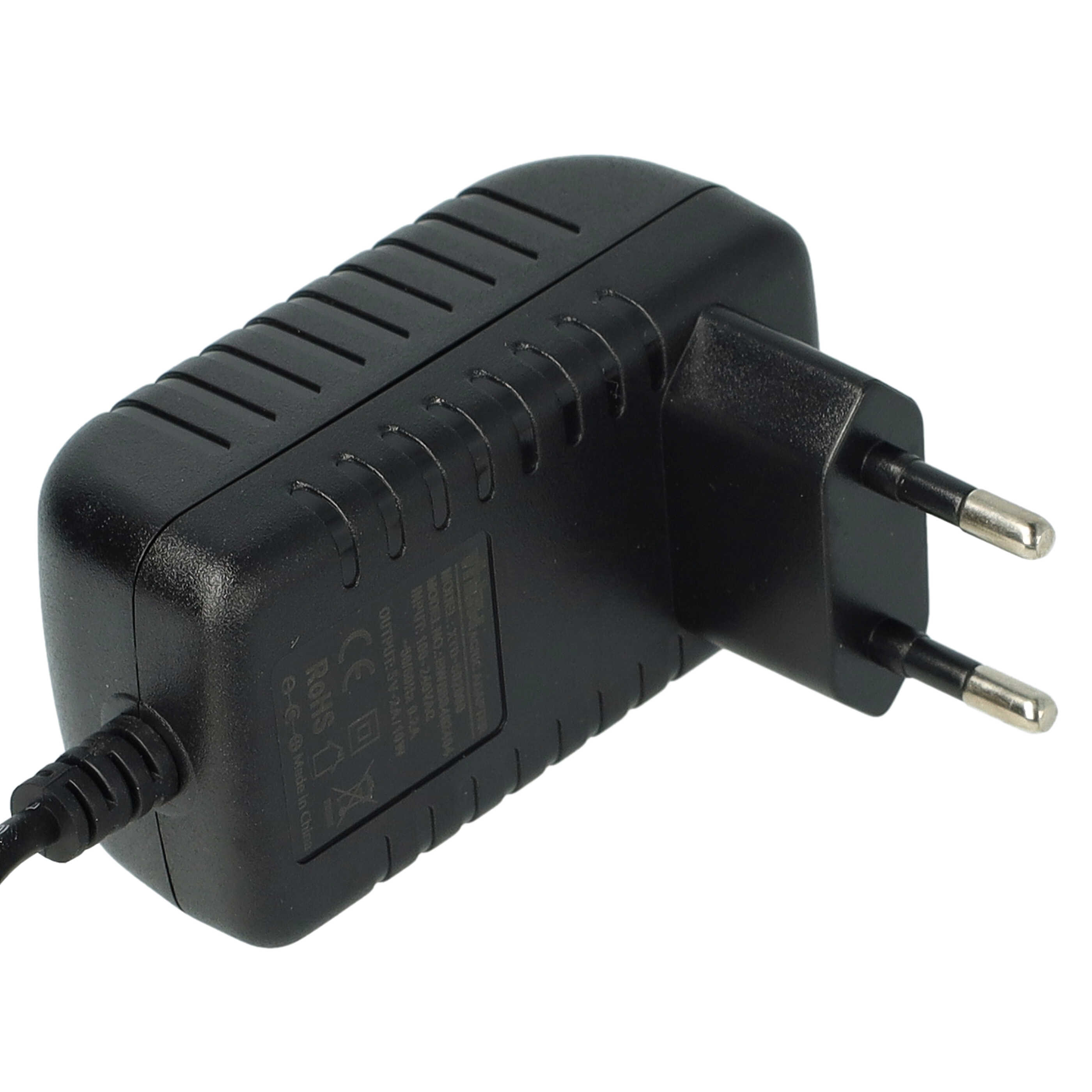 Mains Power Adapter with 5.5 x 2.5 mm Plug suitable for various Electric Devices - 5 V / 2 A