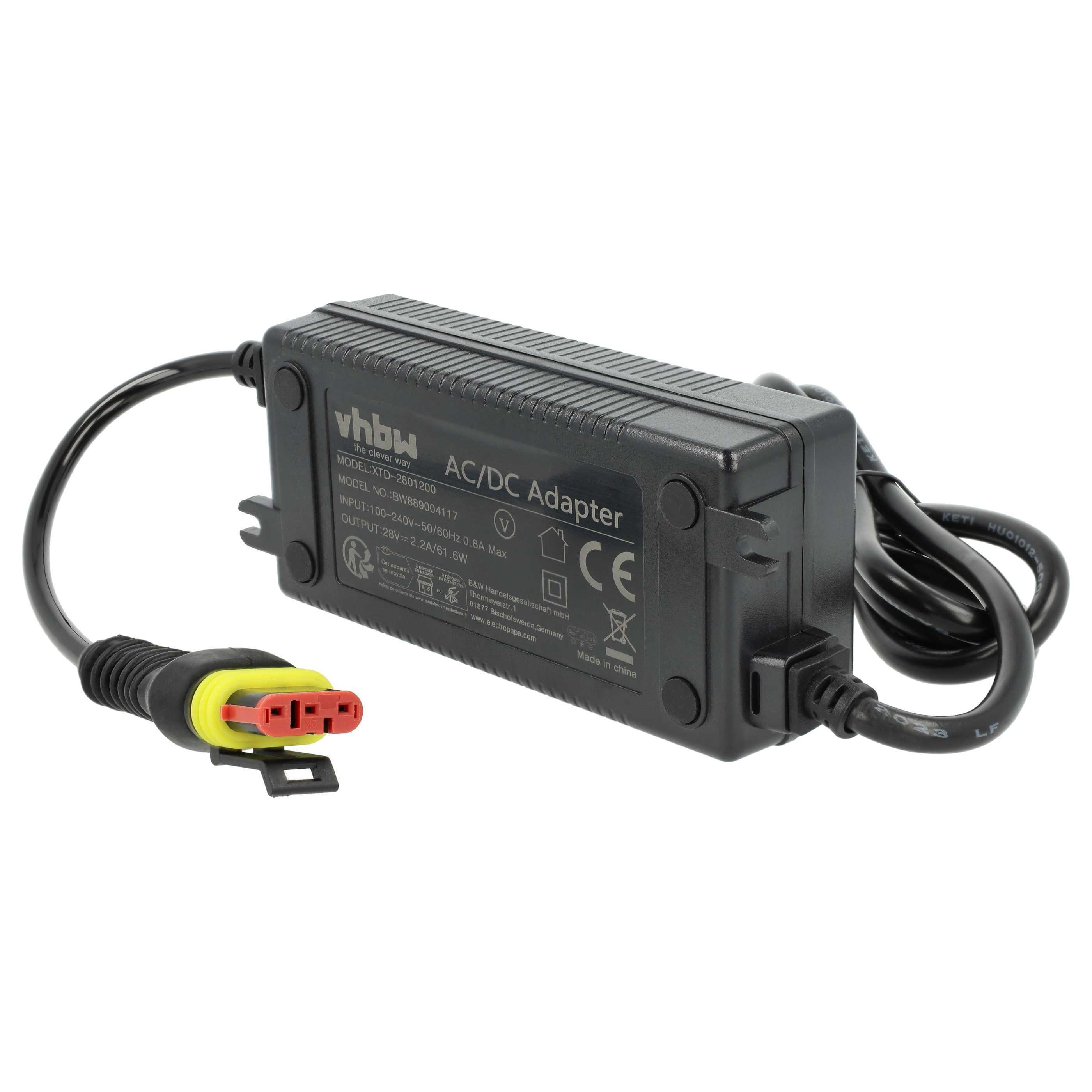 Mains Power Adapter replaces Husqvarna 5867553-01, 5904423-01, 5803807-01 lawn robot Charging Station