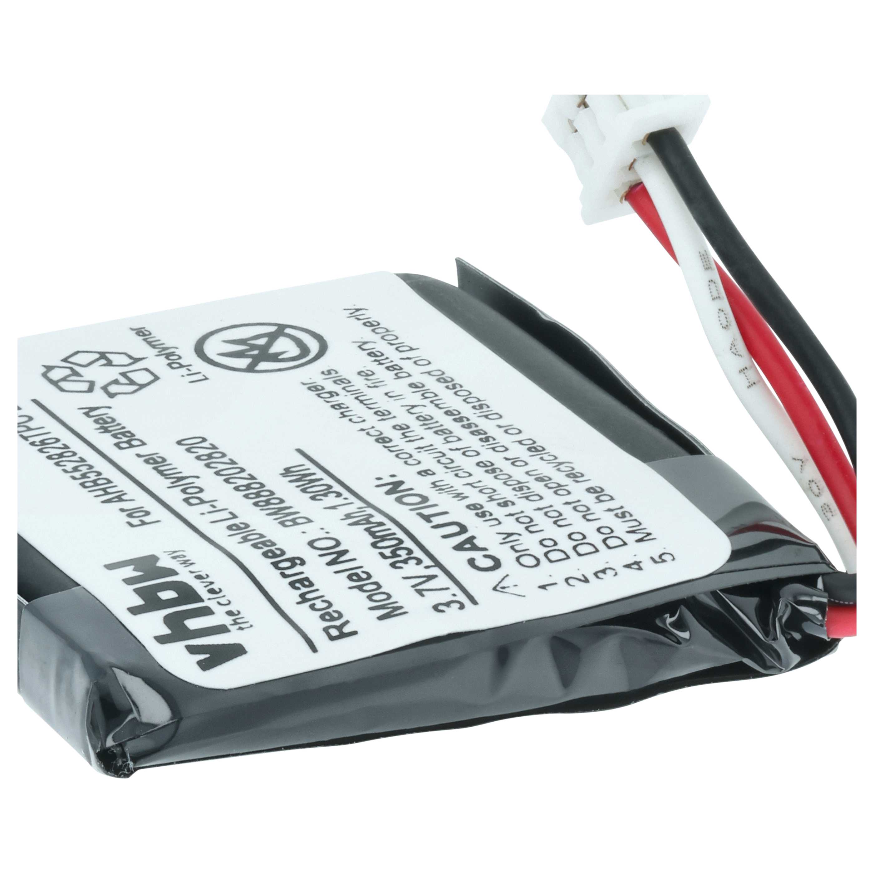 Akumulator do słuchawek bezprzewodowych zamiennik Sennheiser AHB552826TPC - 360 mAh 3,7 V LiPo
