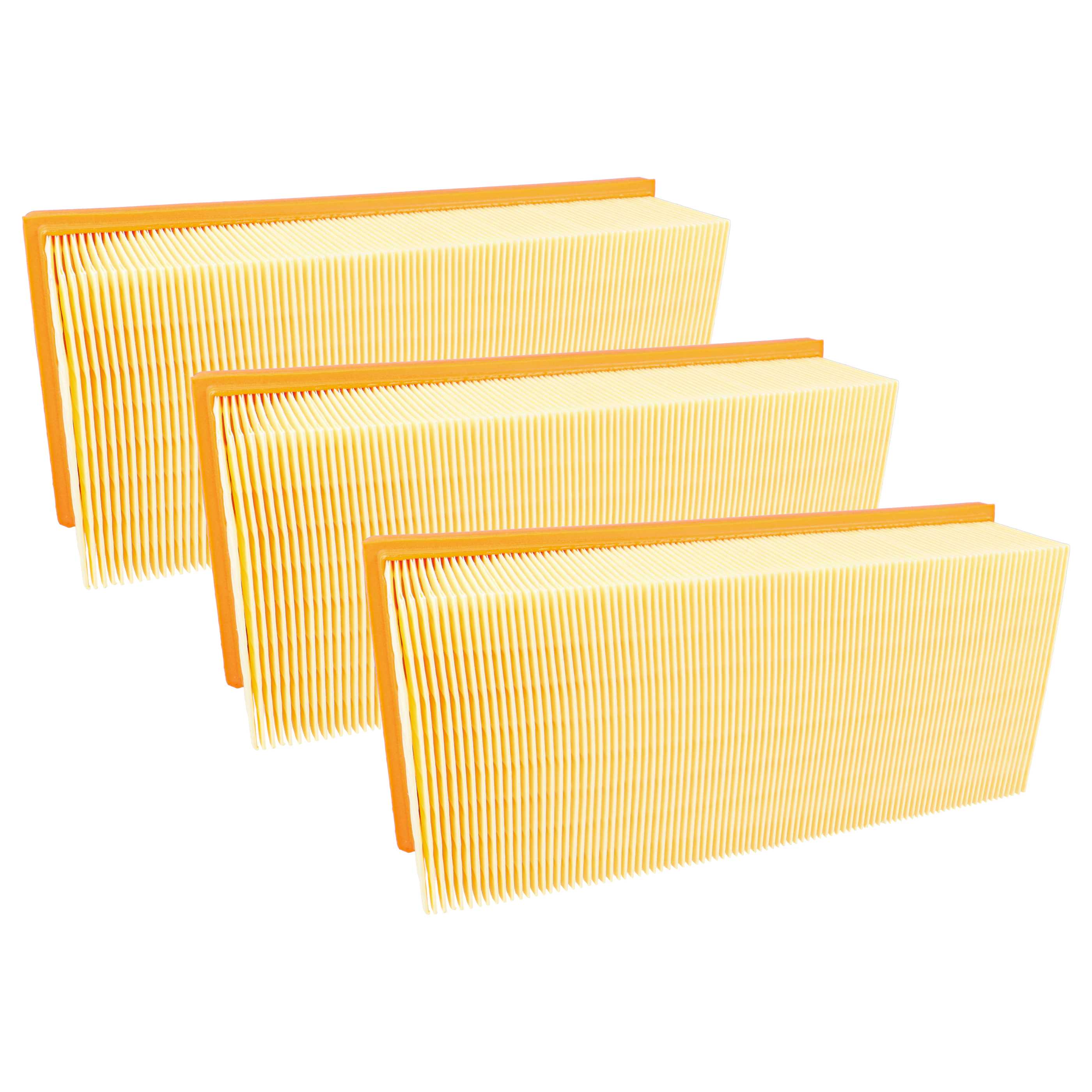 3x Filtro reemplaza Kärcher 6.907-276.0, 6.907-277.0, 6.904-095.0, 6.904-283.0, 6.904-283 para aspiradora