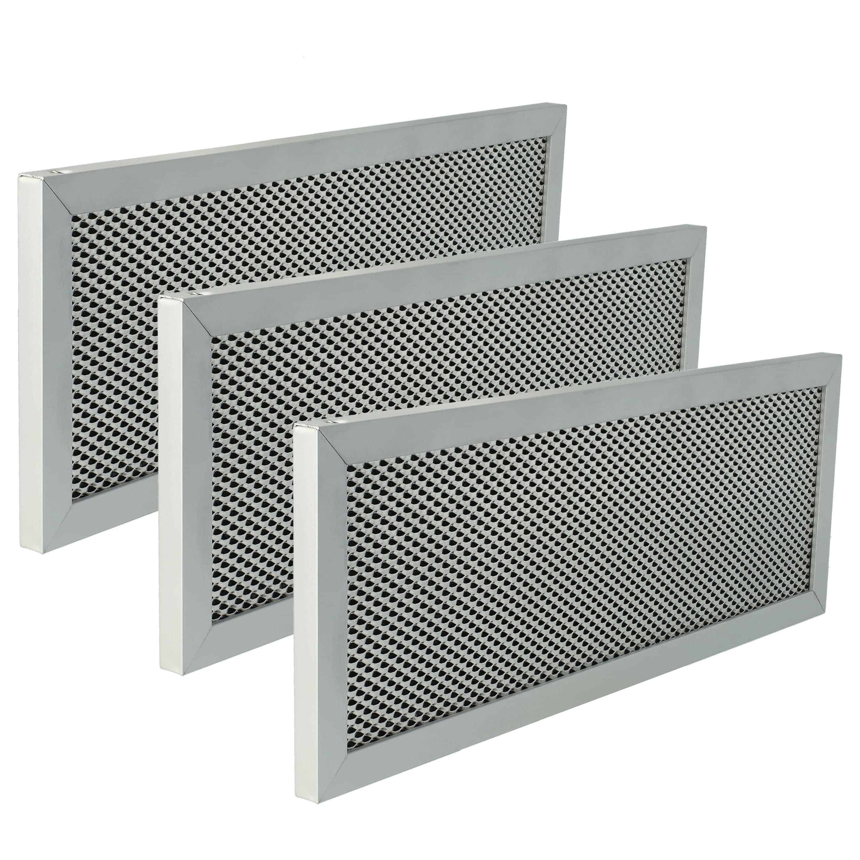 3x Filtres métal remplace Klarstein 10035417, 52035417 pour hotte aspirante