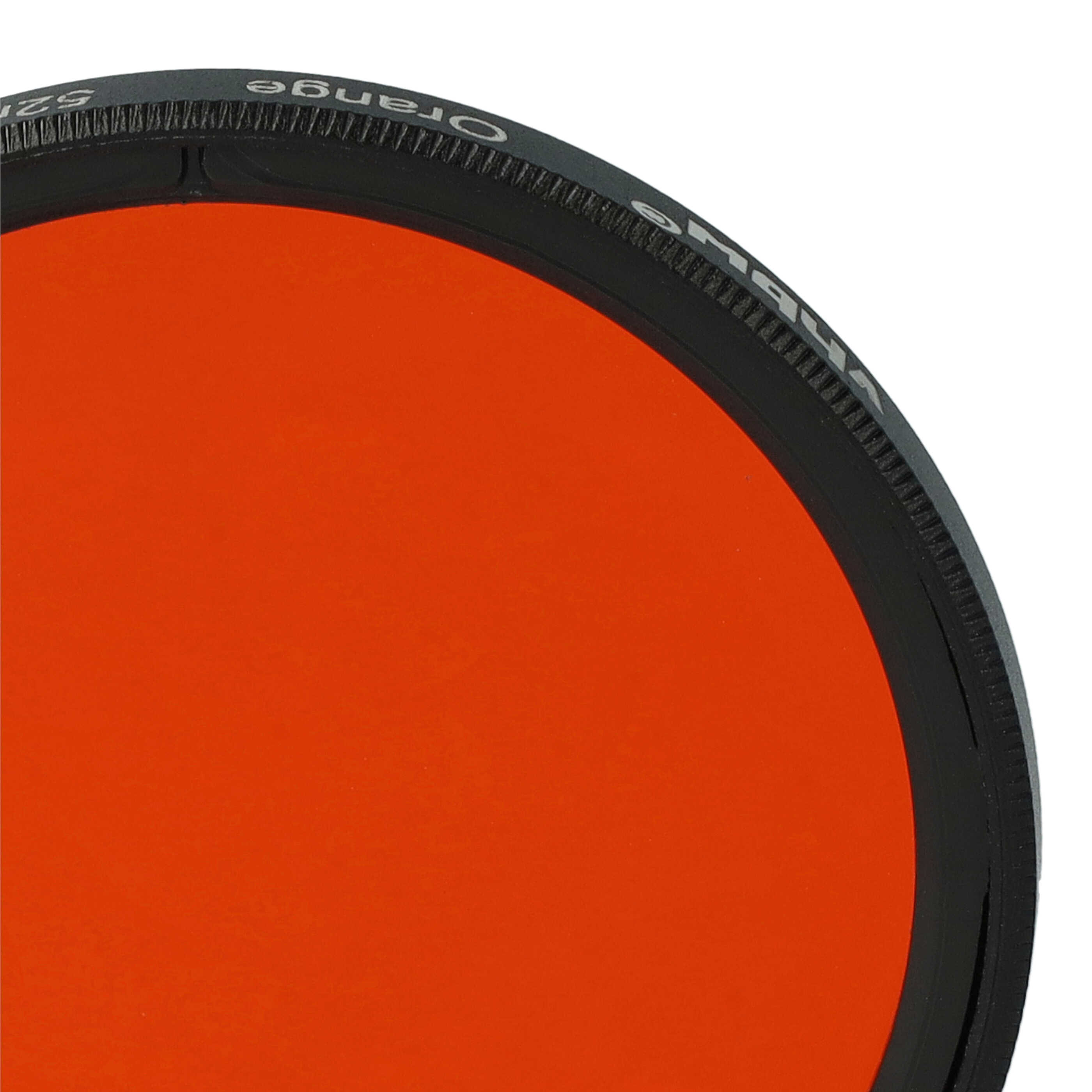Filtr fotograficzny na obiektywy z gwintem 52 mm - filtr pomarańczowy