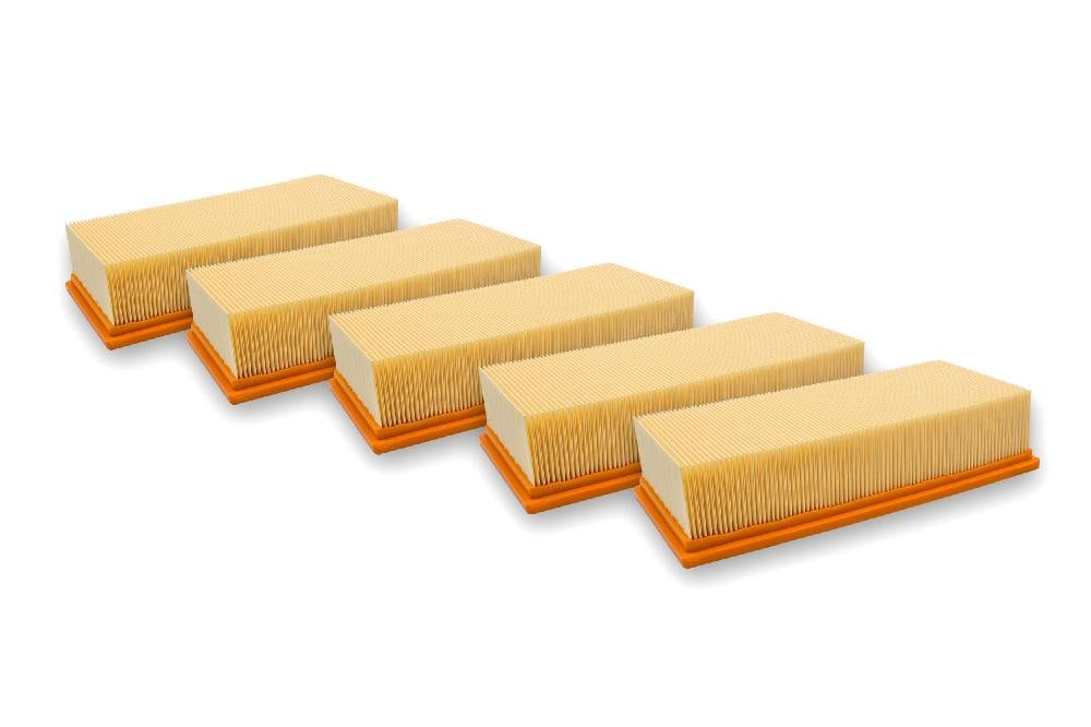 5x Filtro reemplaza Kärcher 6.907-276.0, 6.907-277.0, 6.904-095.0, 6.904-283.0, 6.904-283 para aspiradora