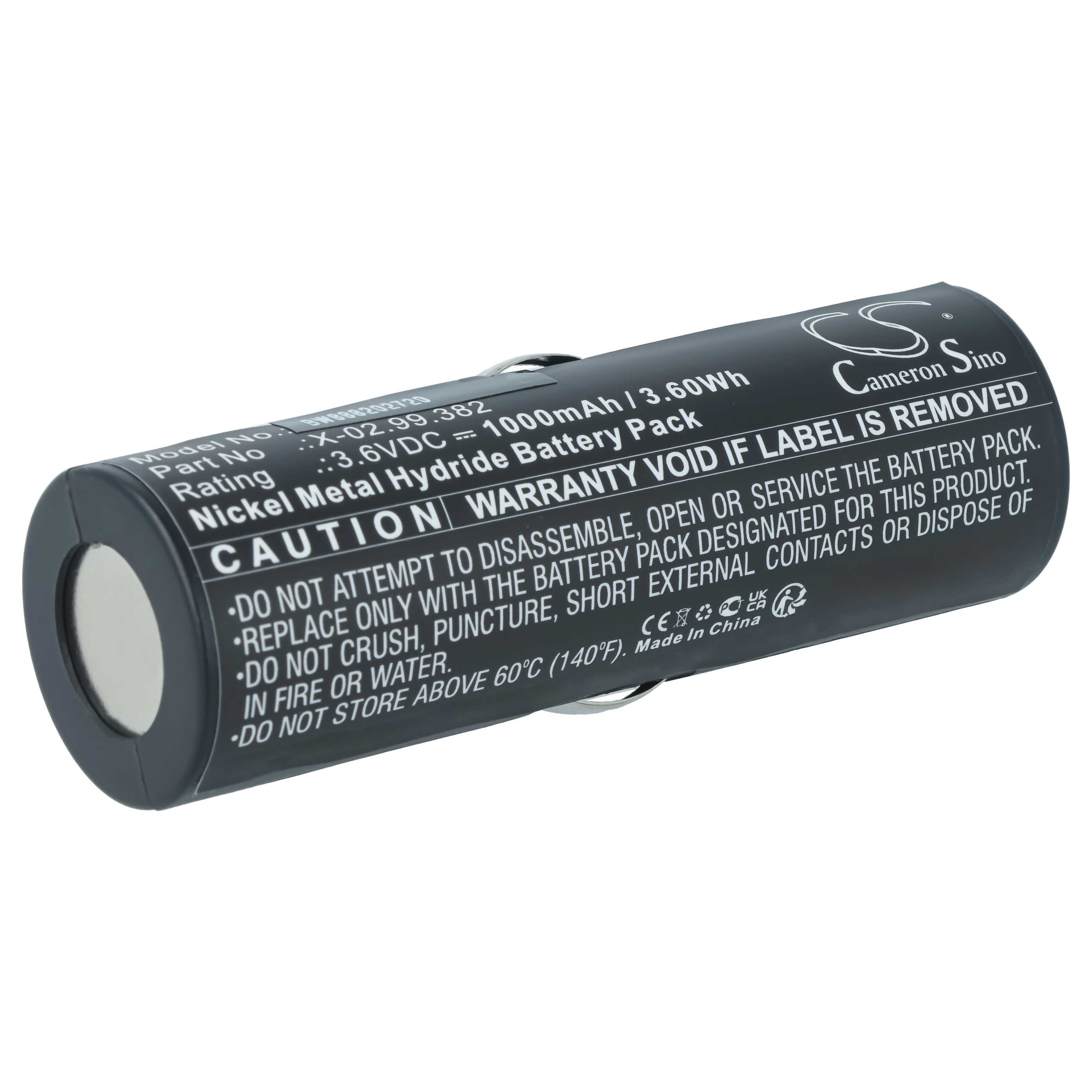 Akku passend für Heine Beta 200 - 1000mAh 3,6V NiMH