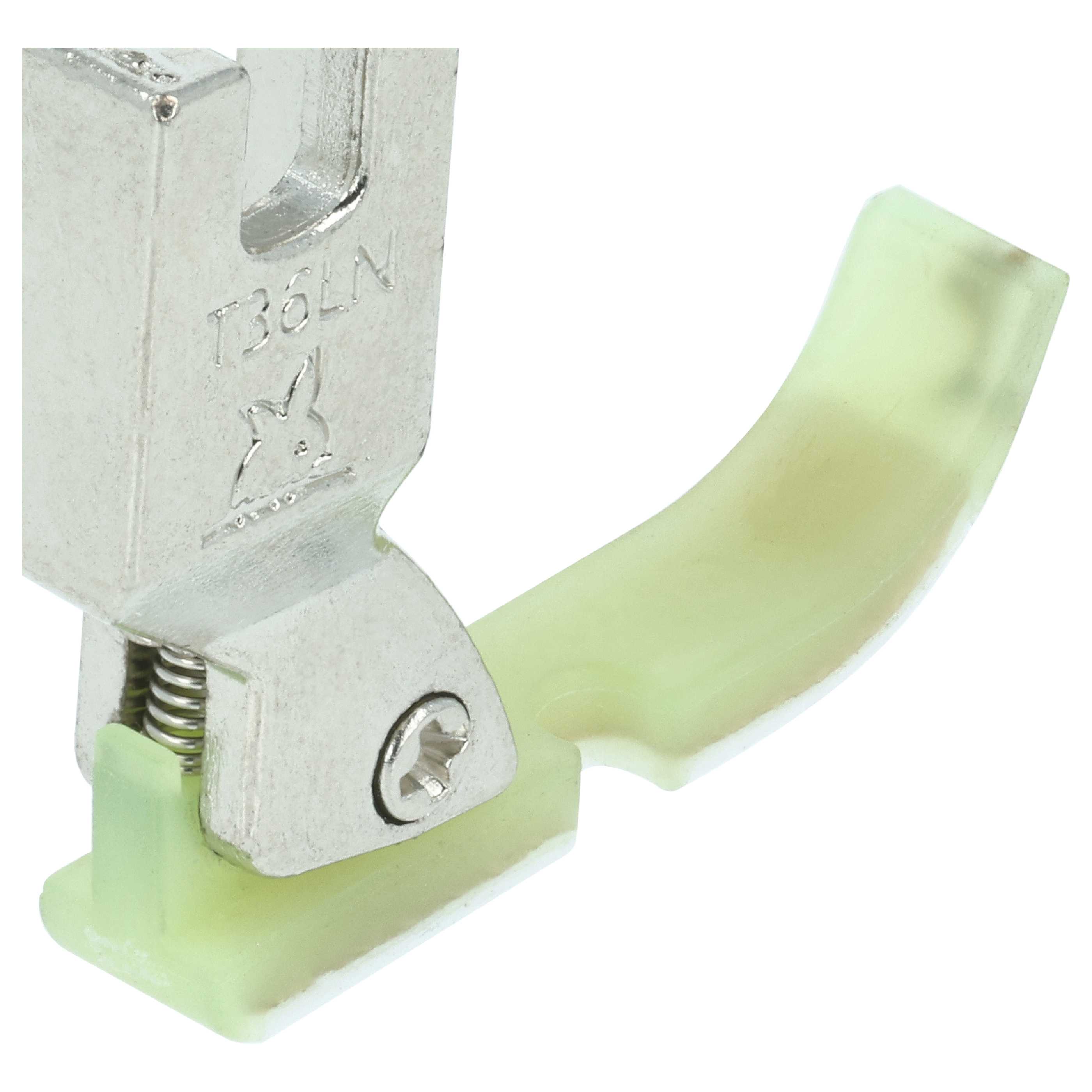 Prensatelas cremallera T36LN (izquierda) para máquina de coser industrial Singer, Juki, Mitsubishi, Brother