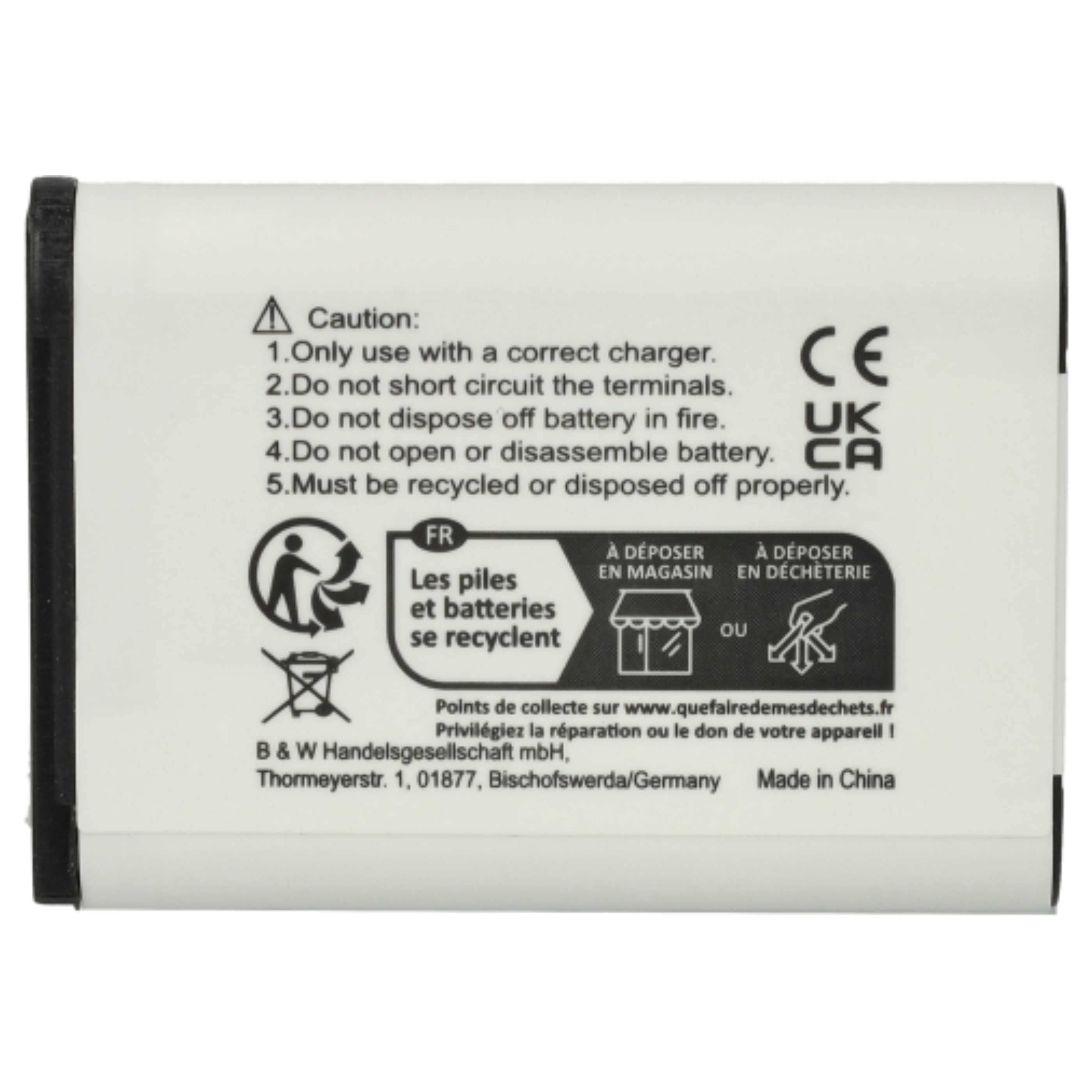 2x Battery replaces Nikon EN-EL23 - 1400mAh, 3.8V, Li-Ion