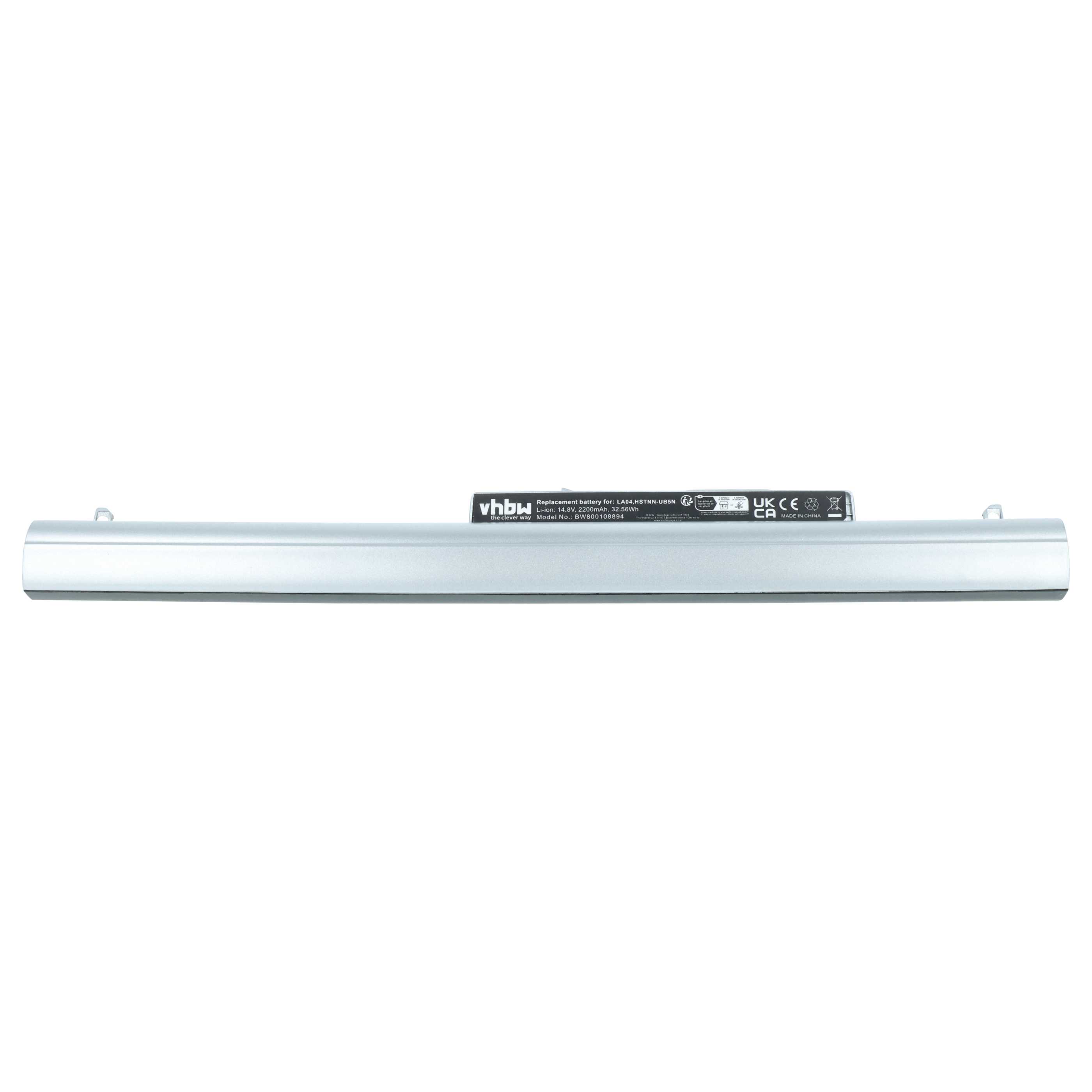 Akumulator do laptopa zamiennik HP 728248-141, 728248-121 - 2200 mAh 14,8 V Li-Ion, czarny / srebrny