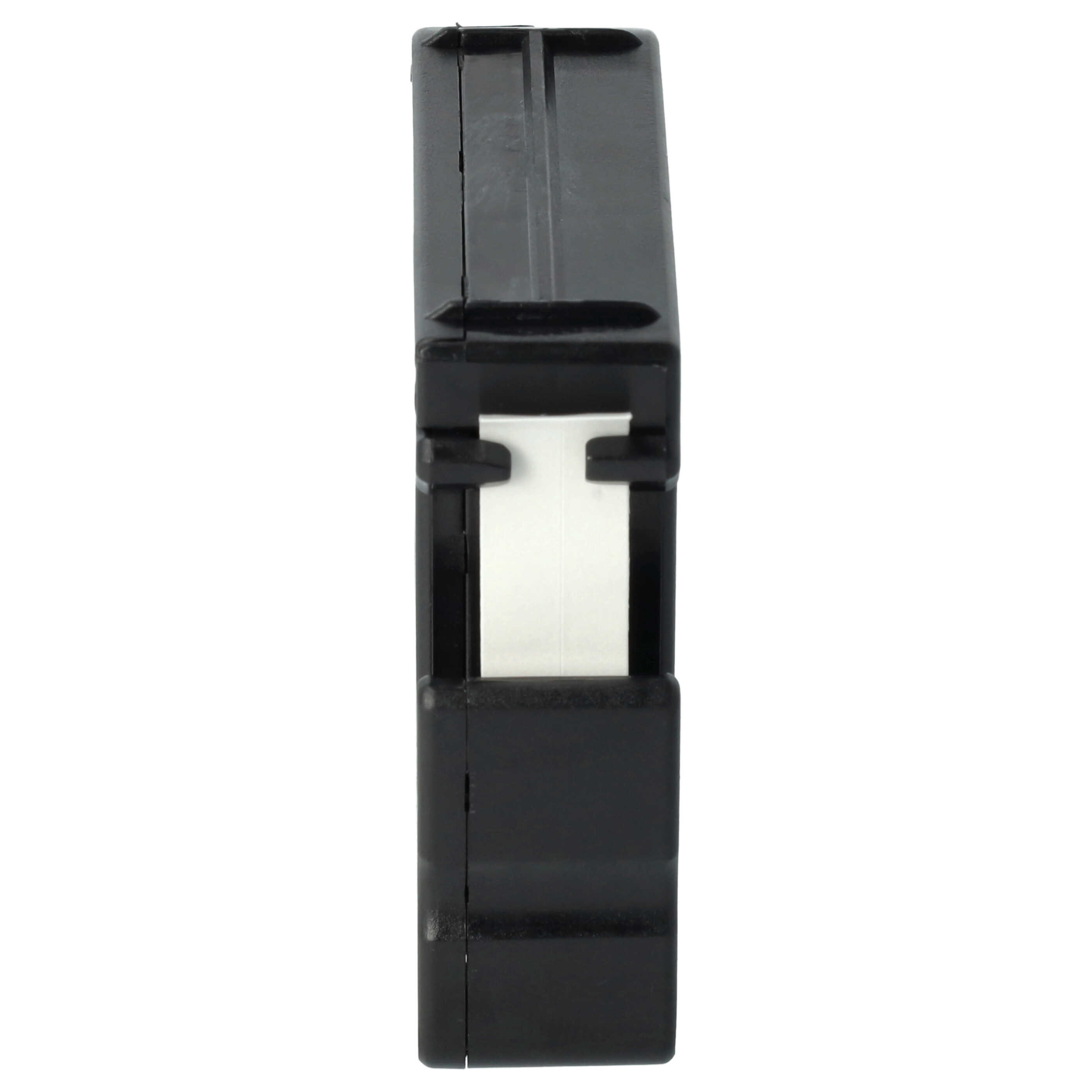 5x Label Tape replaces Brother M-K221 - 9 mm Black to White