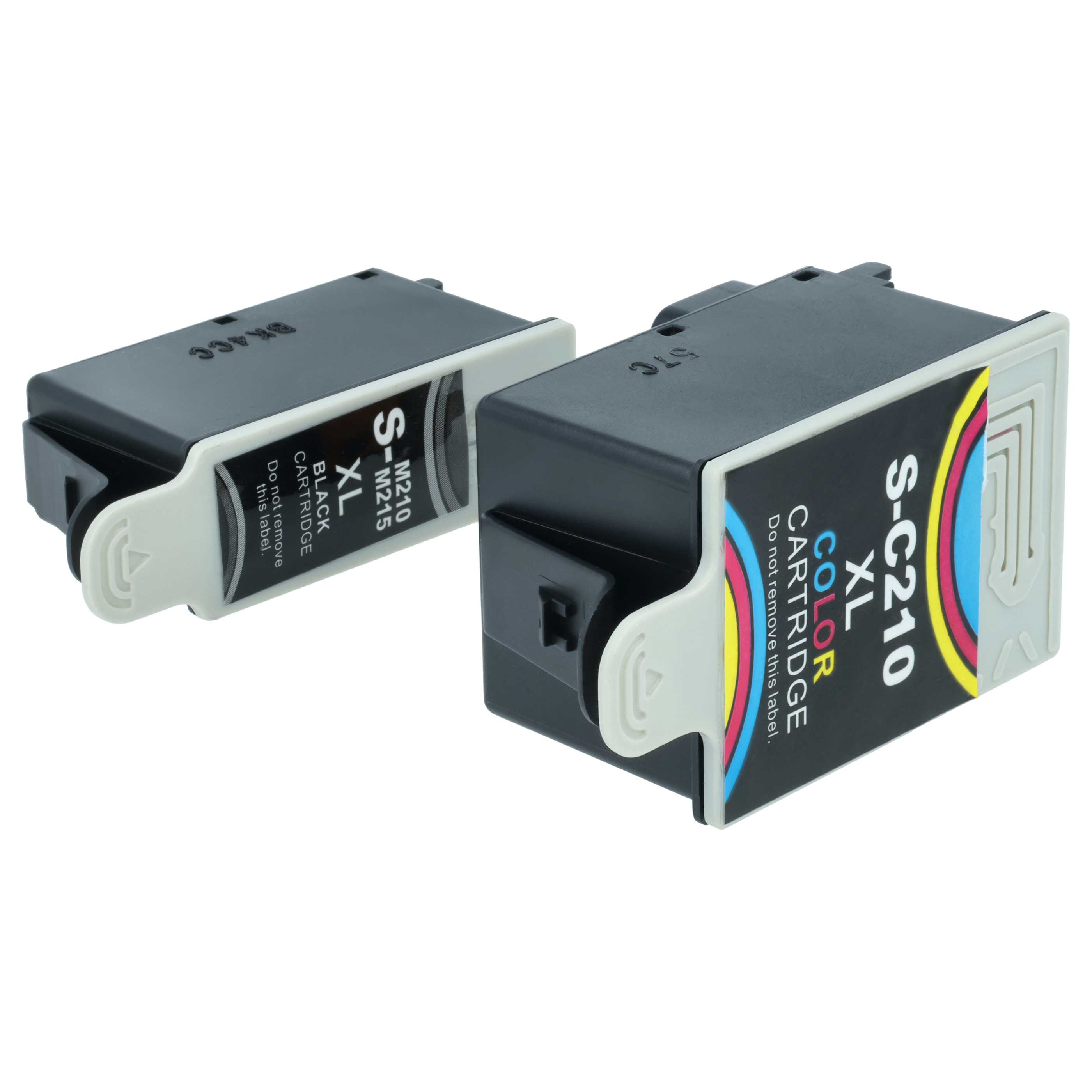12x Ink Cartridges replaces Samsung INK-M210, INK-M210, INK-M215 black CJX-1000 Printer - B/C/M/Y