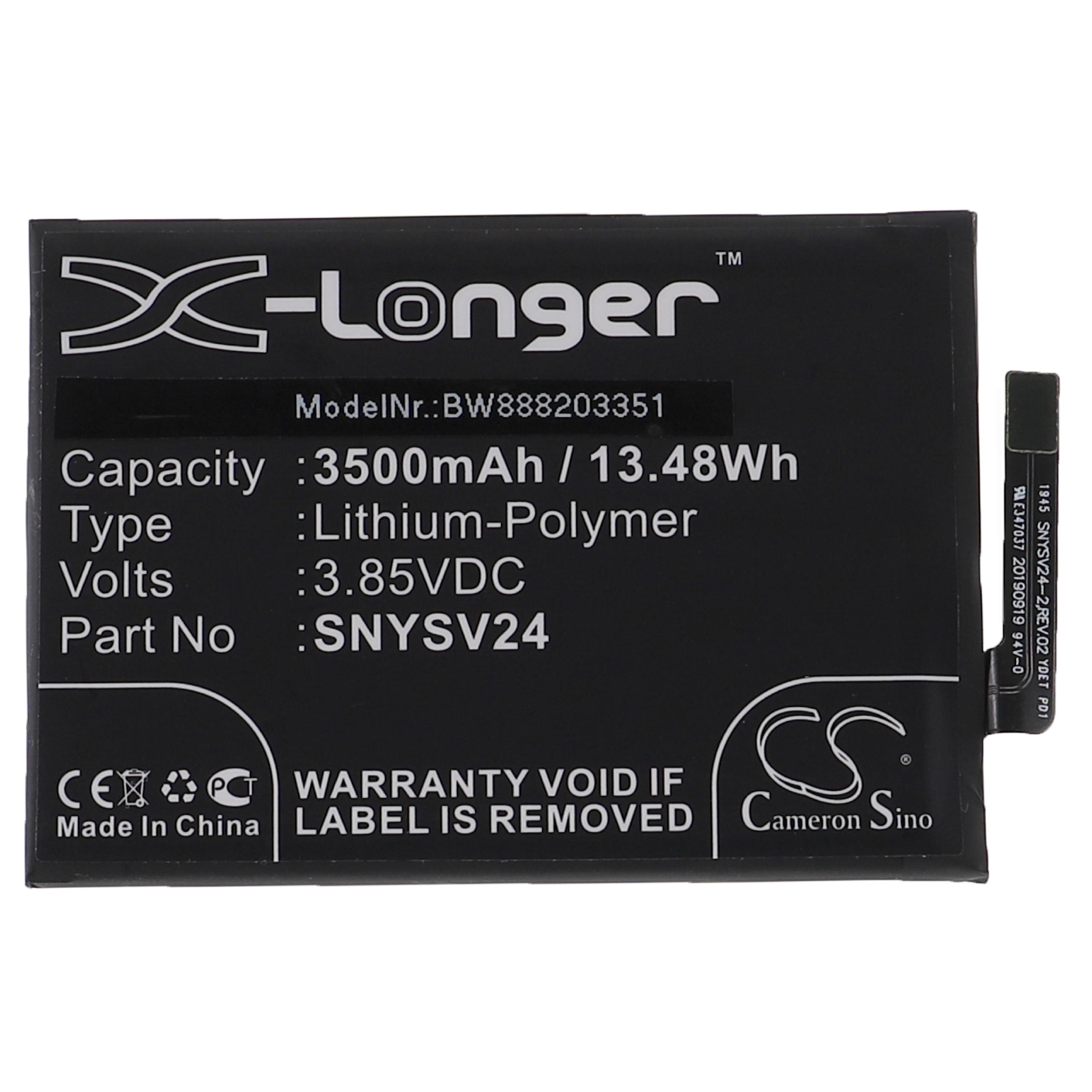 Batteria sostituisce Sony SNYSV24 per cellulare Sony - 3500mAh 3,85V Li-Poly