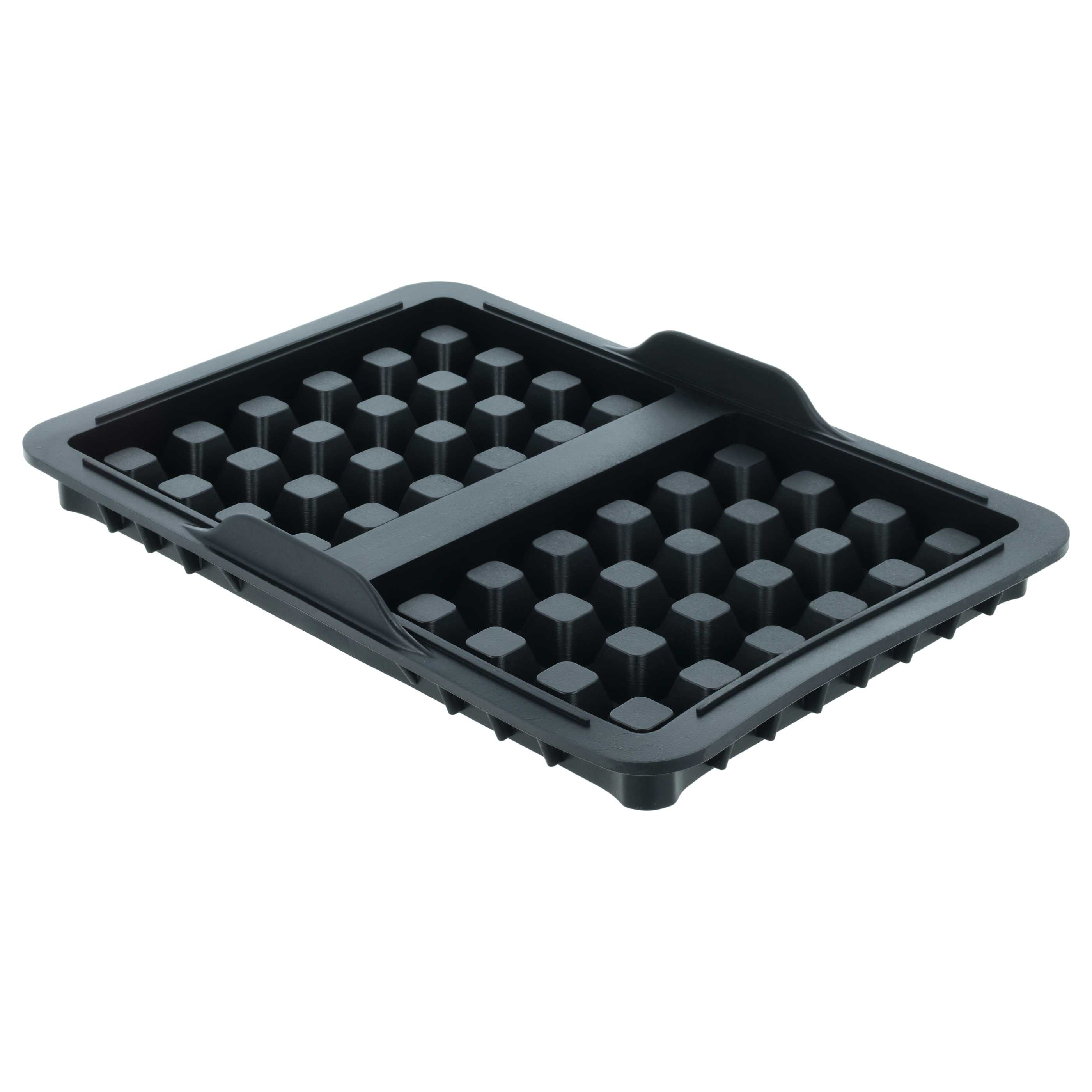 2x Waffeleinsatz passend für Ninja AirFryer AF400EU, AF451EU, AF500EU Heißluftfritteusen - Silikon, BPA-frei