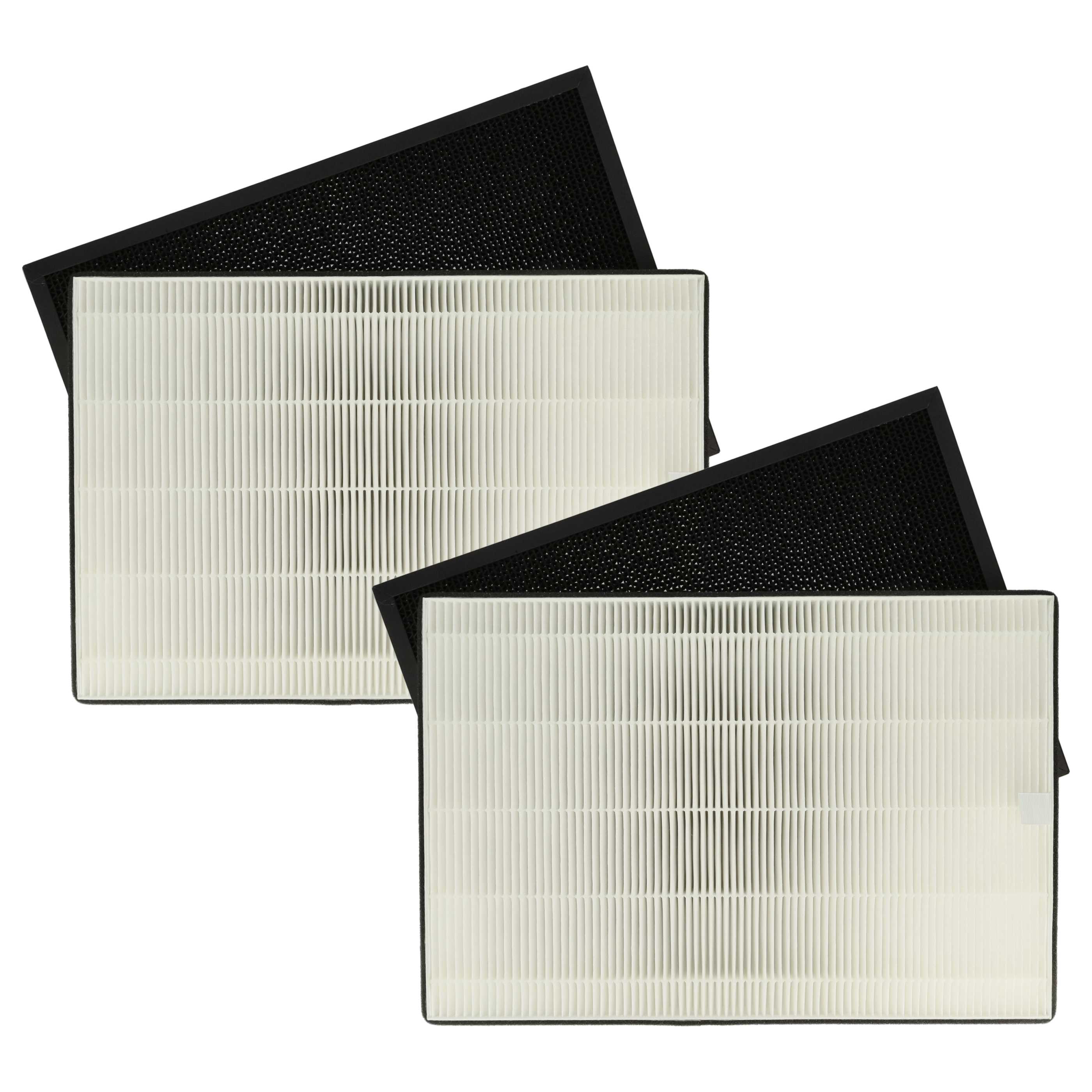 4 Part Filter Set replaces Ideal 8736001 Air Purifier - HEPA filter, activated carbon filter