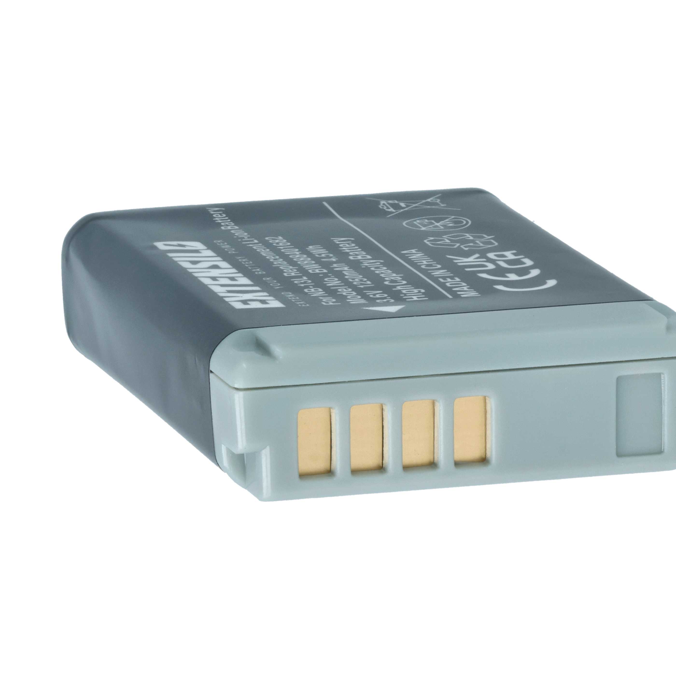 3x Batteria sostituisce Canon NB-13L per fotocamera - 1250mAh 3,6V Li-Ion