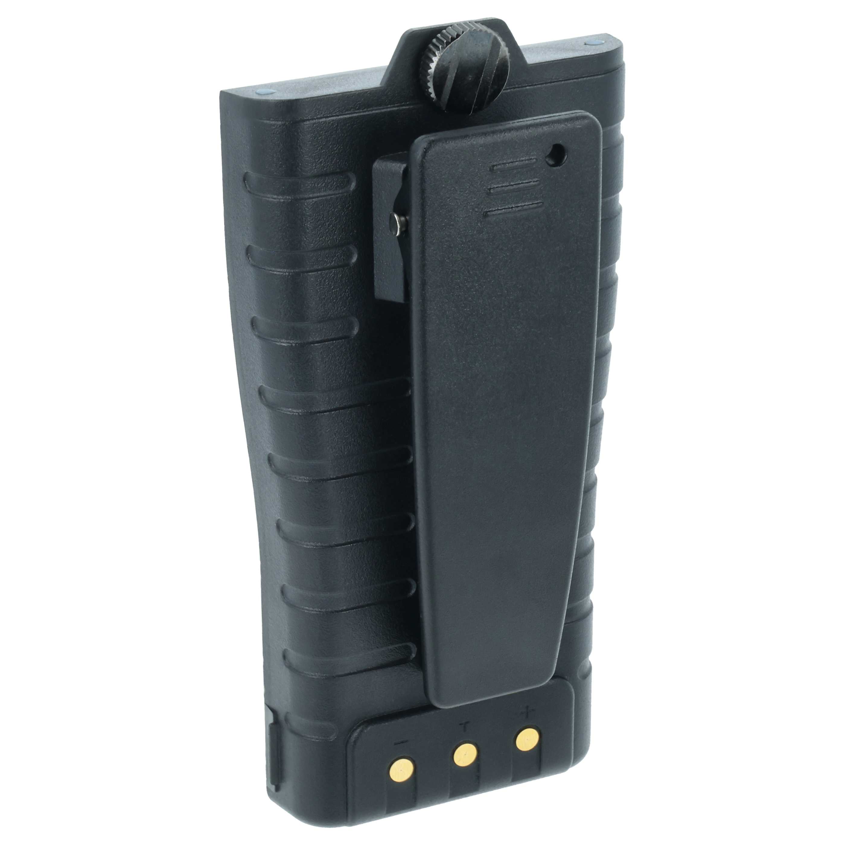 Radio Battery replaces Entel CNB750E - 2000 mAh 7.6 V Li-Ion + Belt Clip