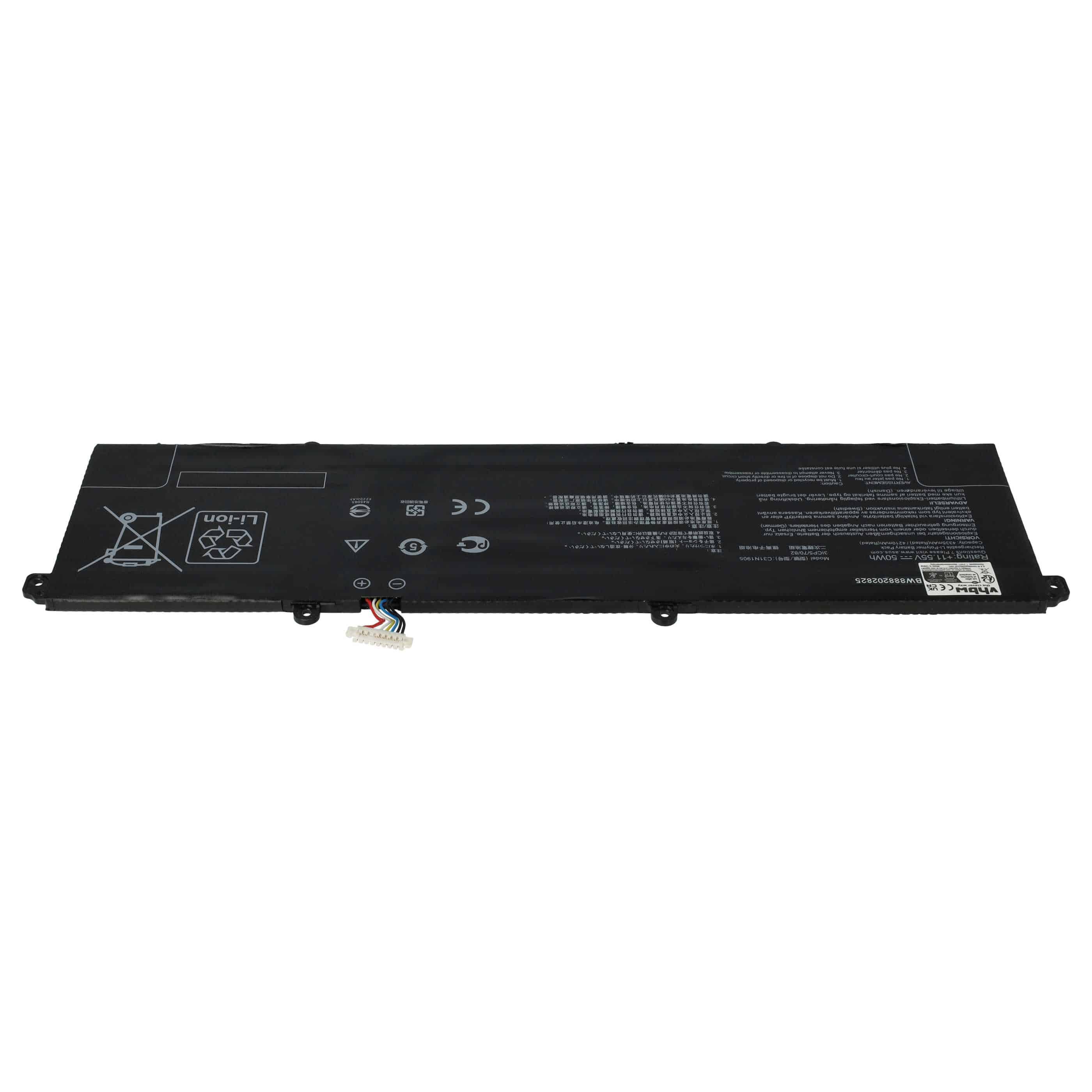 Notebook Battery Replacement for Asus C31N1905, 0B200-03580200 - 4250 mAh 11.55 V Li-polymer