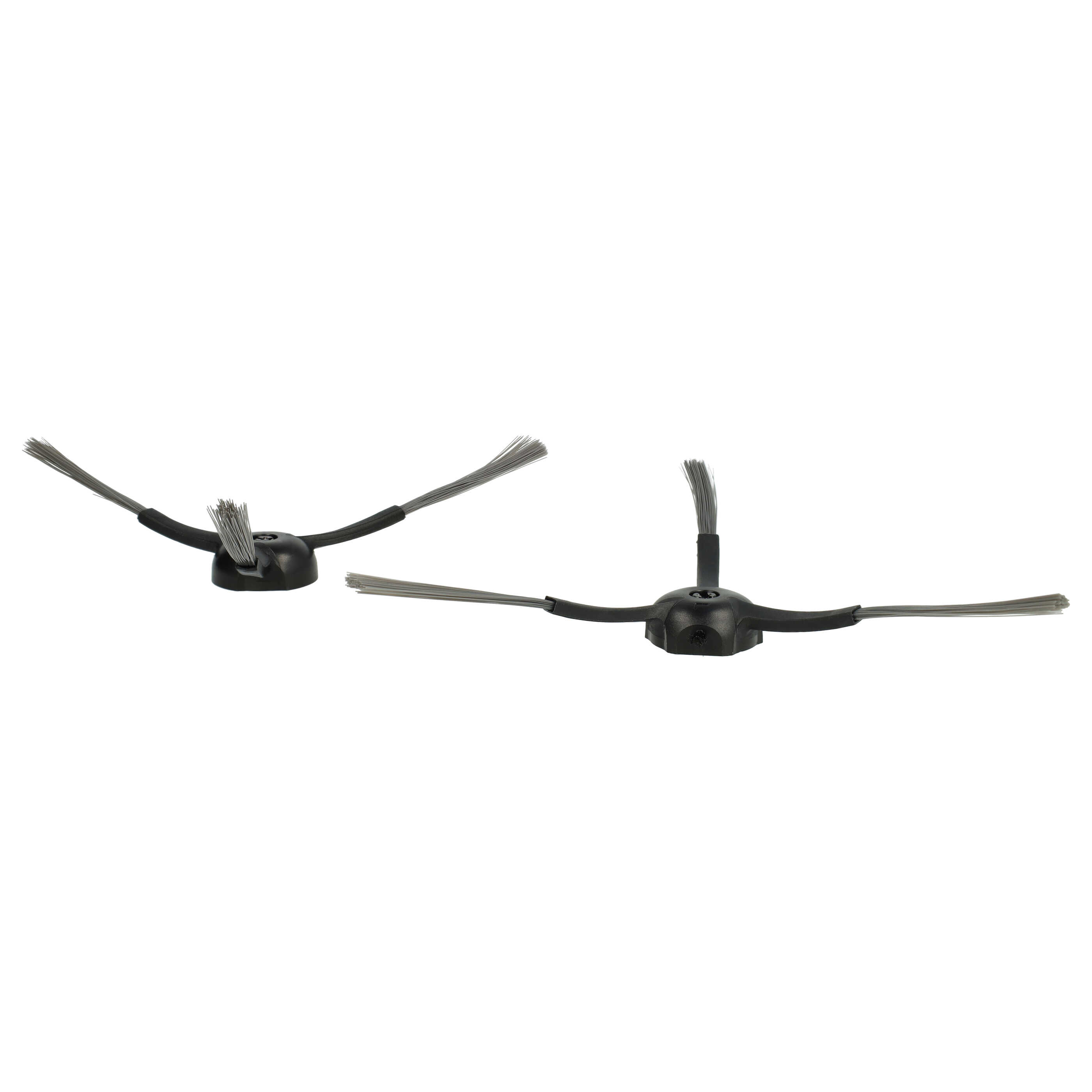 2x Side Brush suitable for Neabot Nomo N1, Nomo N1 Plus, Nomo N1+ Robot Vacuum Cleaner - 3-armed, dark grey