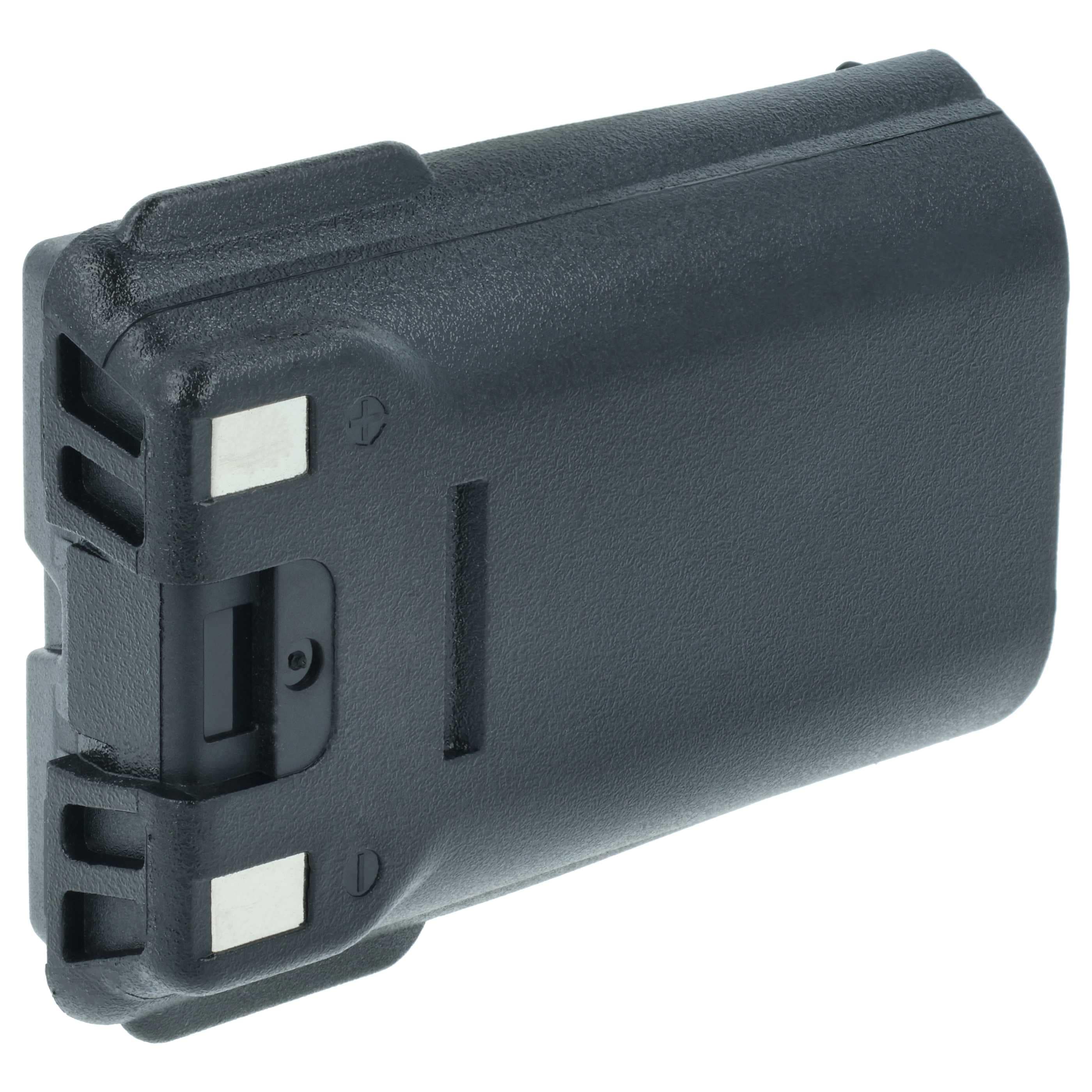 Radio 2x Battery replaces Icom BP-245H, BP-245N, BP-245 - 2100 mAh 7.4 V Li-Ion + Belt Clip