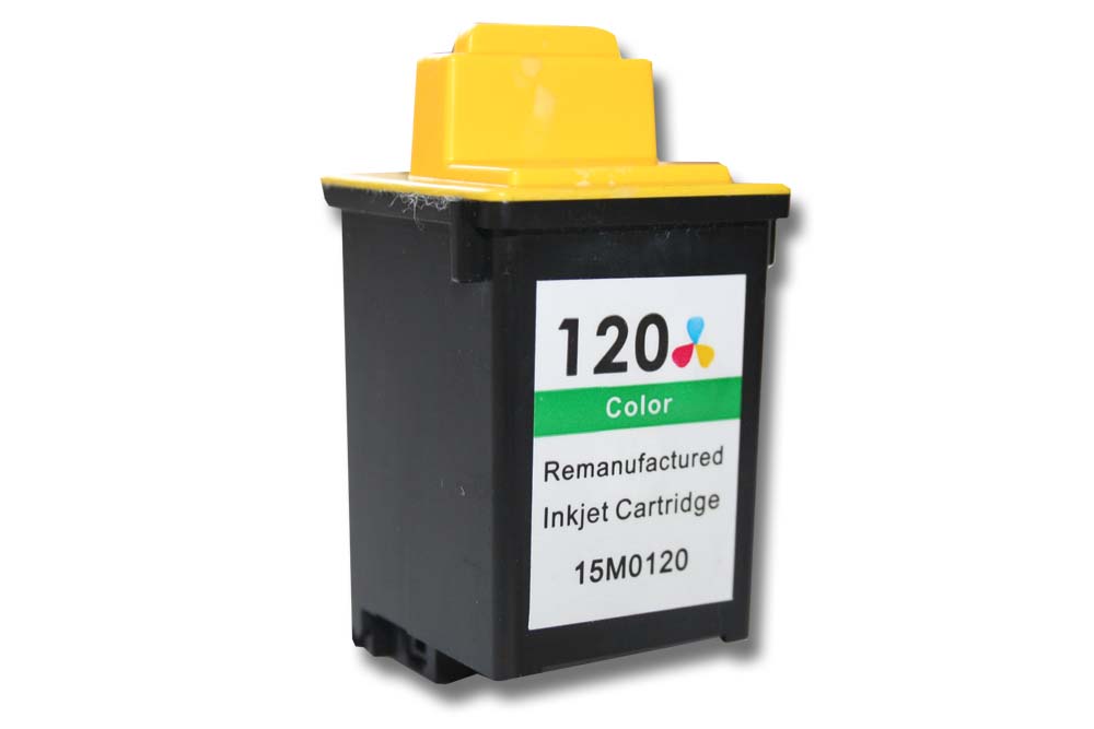 Cartucho tinta reemplaza Lexmark 15M0120, 20, 15M0125, 25 para impresora Lexmark: - C/M/Y rellenado 21 ml