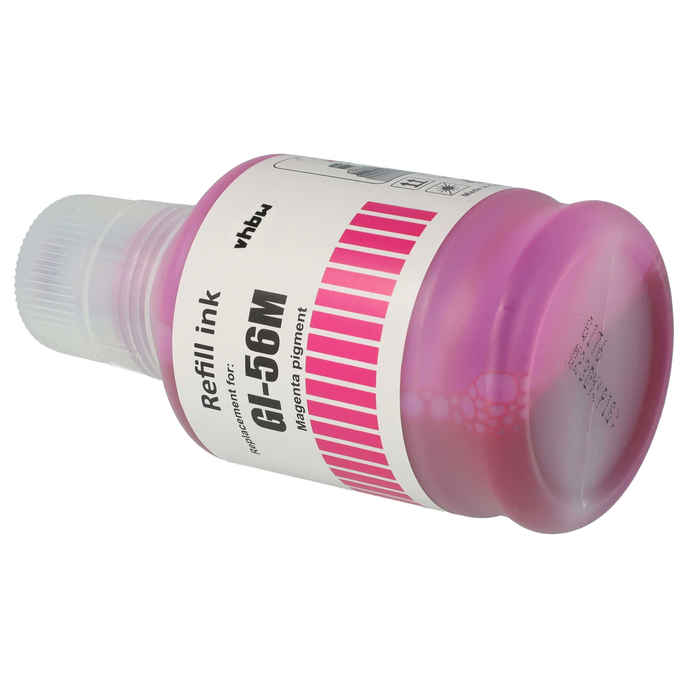 Refill Ink Magenta replaces Canon 4431C001, GI-56M for Canon Printer - Pigmented, 135 ml