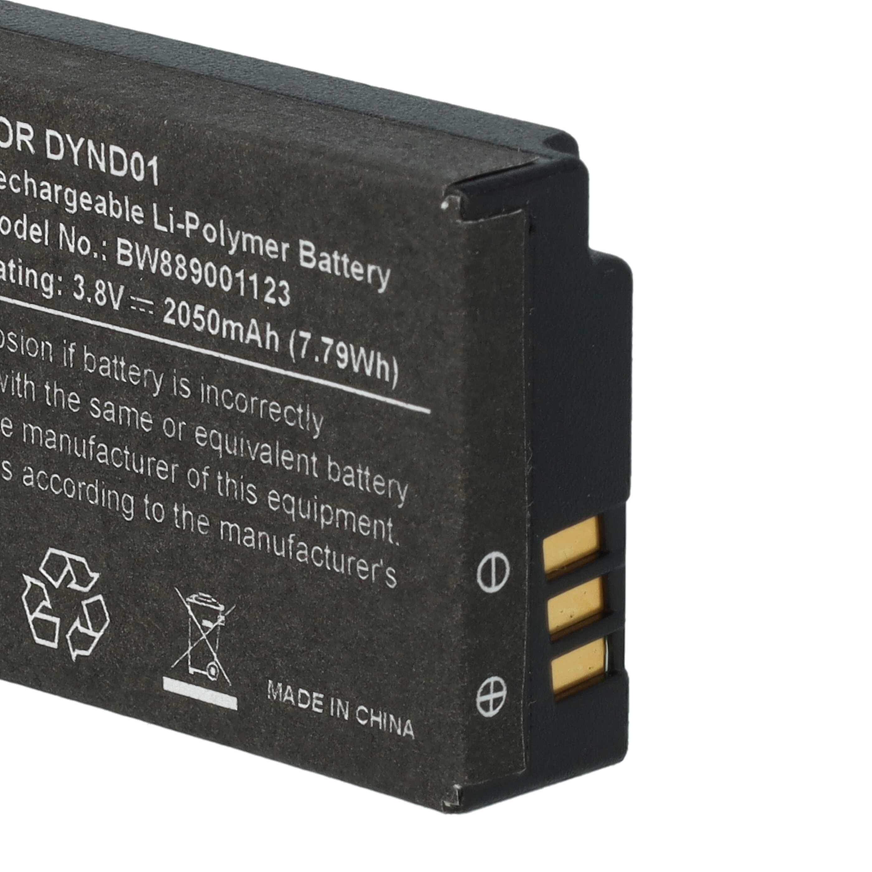 Batterie remplace Microsoft DYND01 remplace Microsoft DYND01 pour console de jeux - 2050mAh, 3,8V