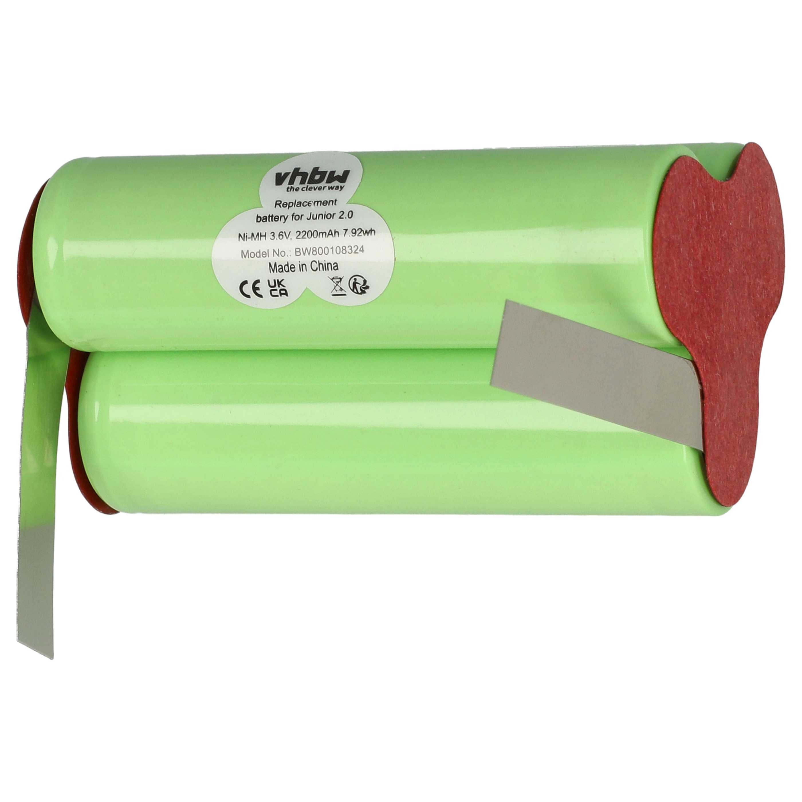 Battery replaces AEG/Electrolux Type 141 for AEG Electrolux 2000mAh, 3.6V, NiMH