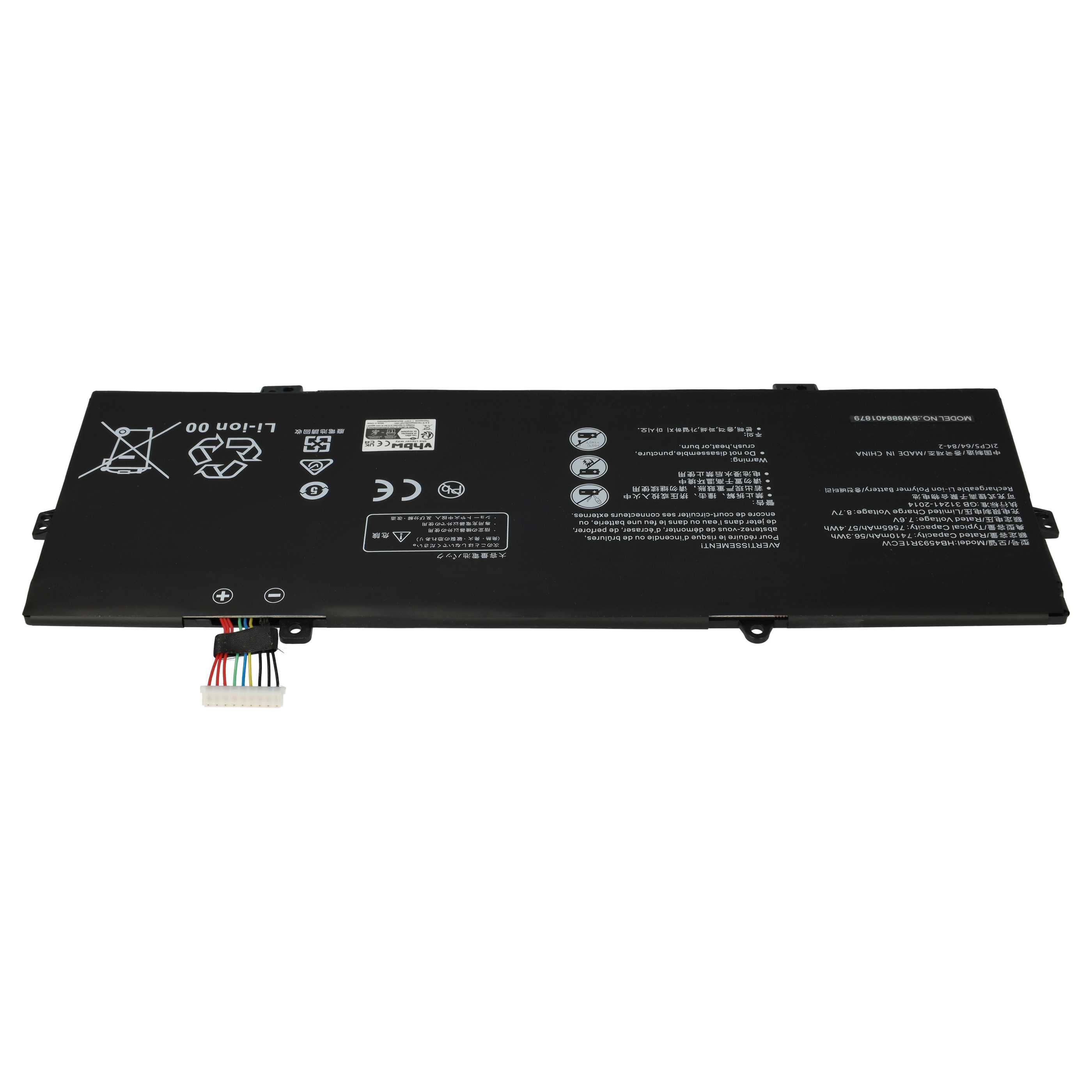 Akumulator do laptopa zamiennik Huawei HB4593R1ECW - 7410 mAh 7,6 V LiPo