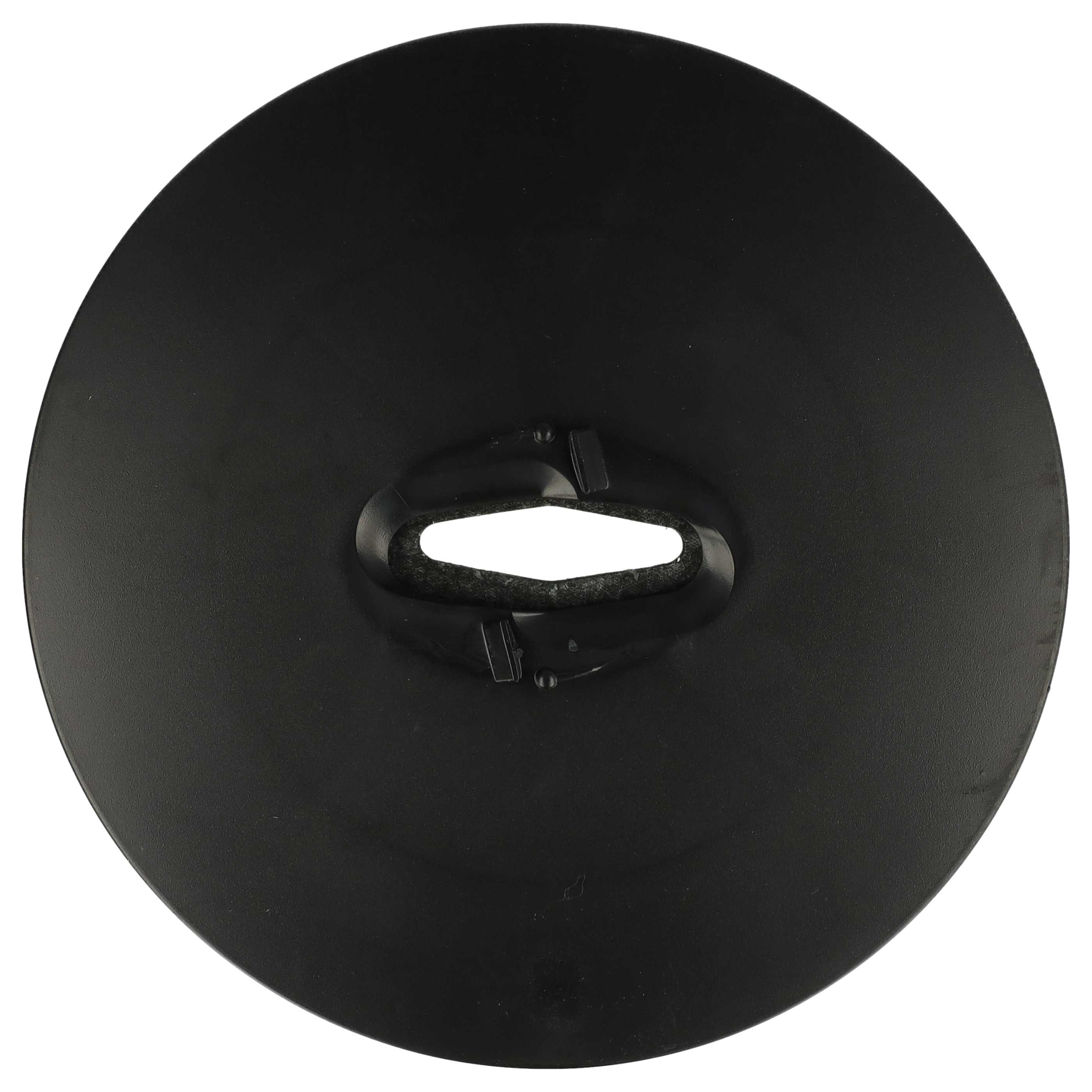 4x Filterround filter replaces Dirt Devil 8106-01 for Royal Vacuum Cleaner, black / white