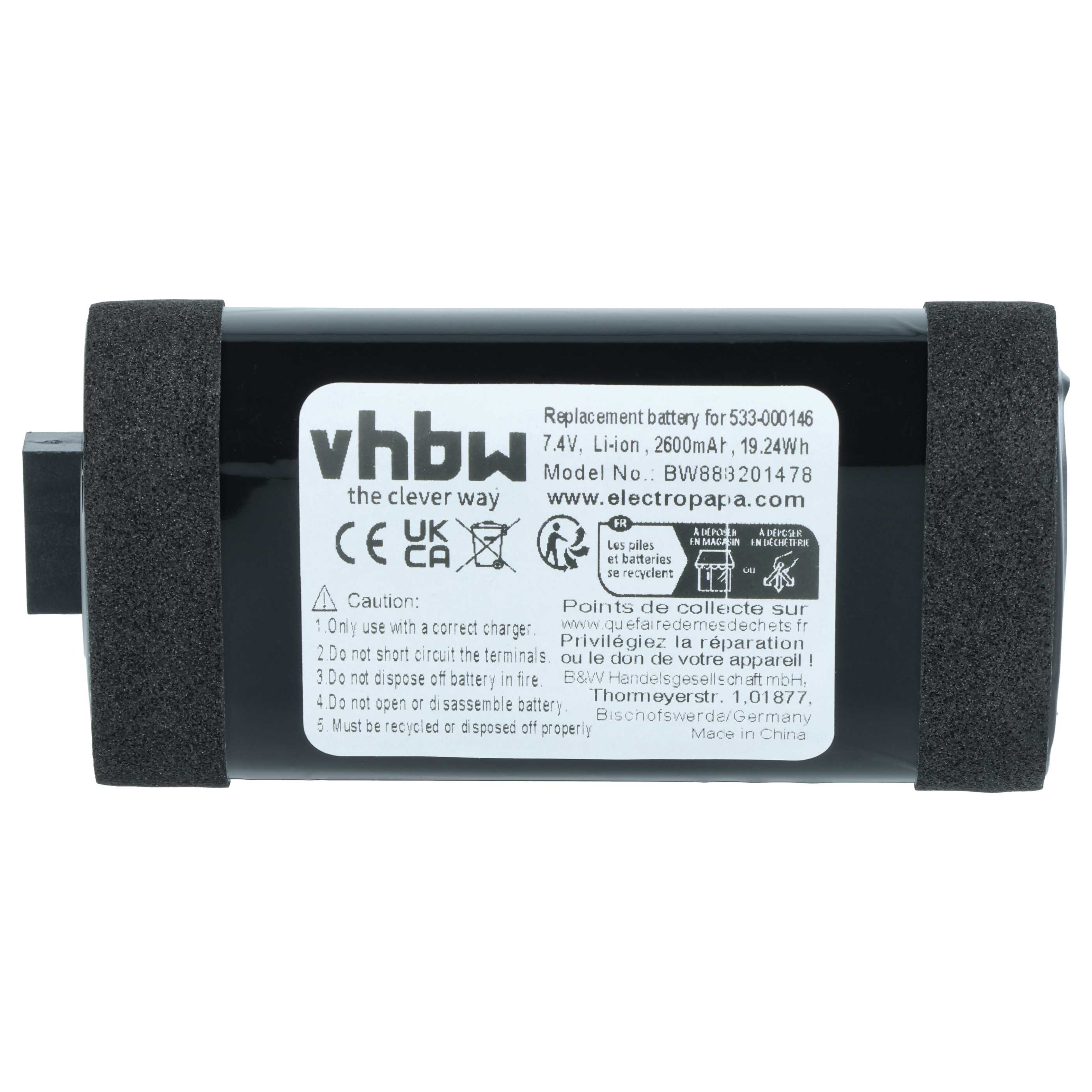 Akumulator do głośnika Logitech zamiennik Logitech 533-000146 - Li-Ion 2600mAh
