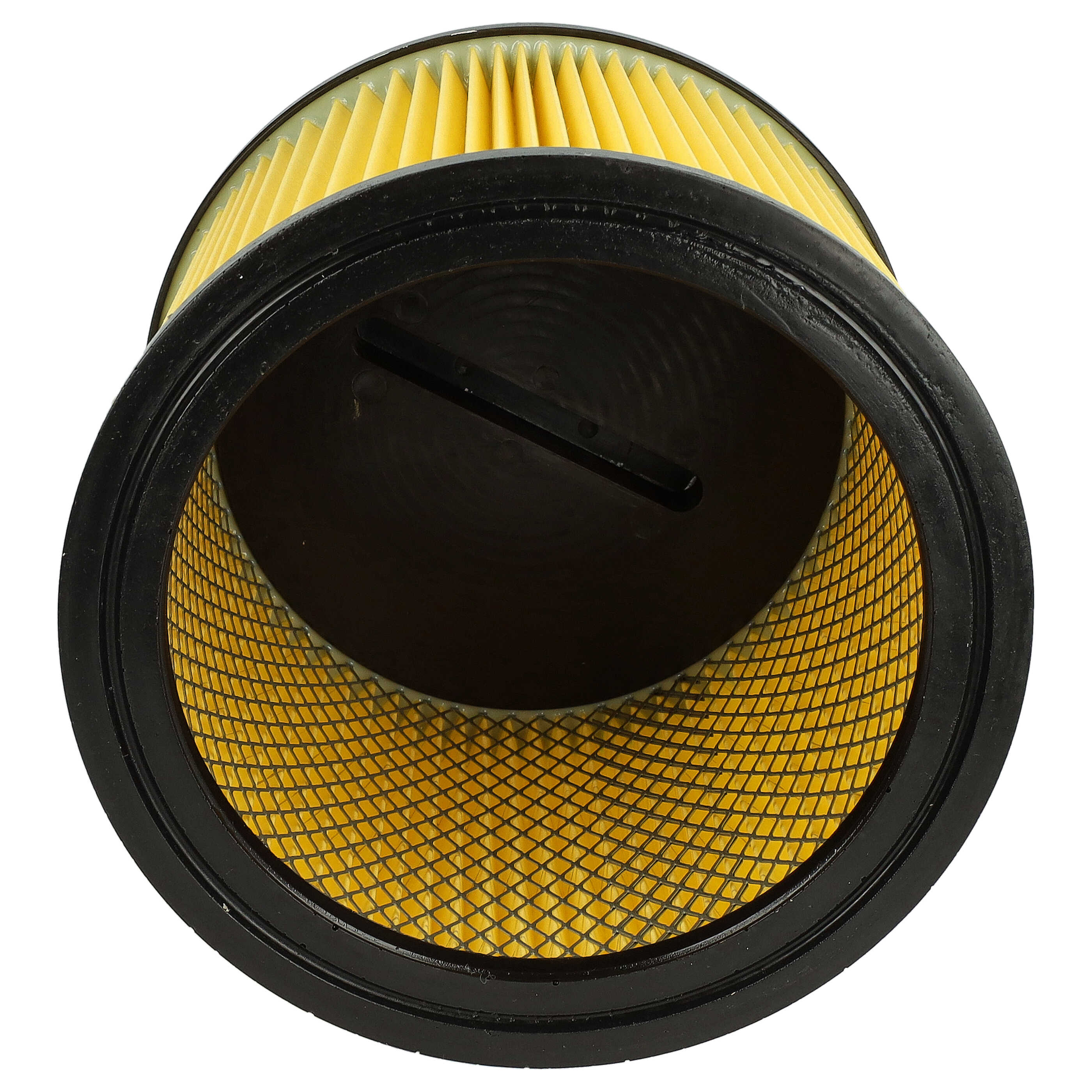 2x Filtercartridge filter replaces Thomas 787421 for Thomas Vacuum Cleaner, black / yellow
