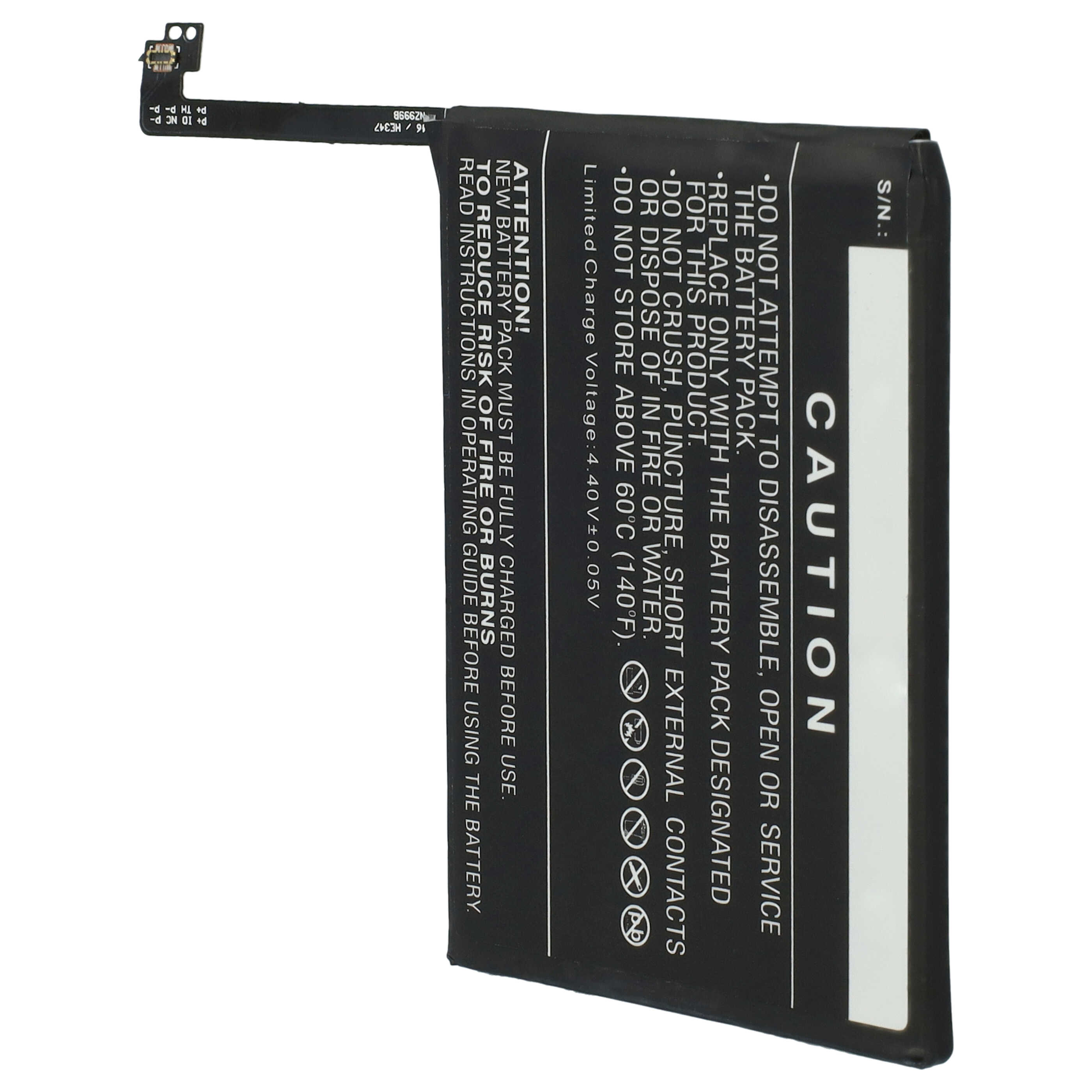 Batterie remplace Nokia HE346 pour téléphone portable - 3700mAh, 3,85V, Li-polymère