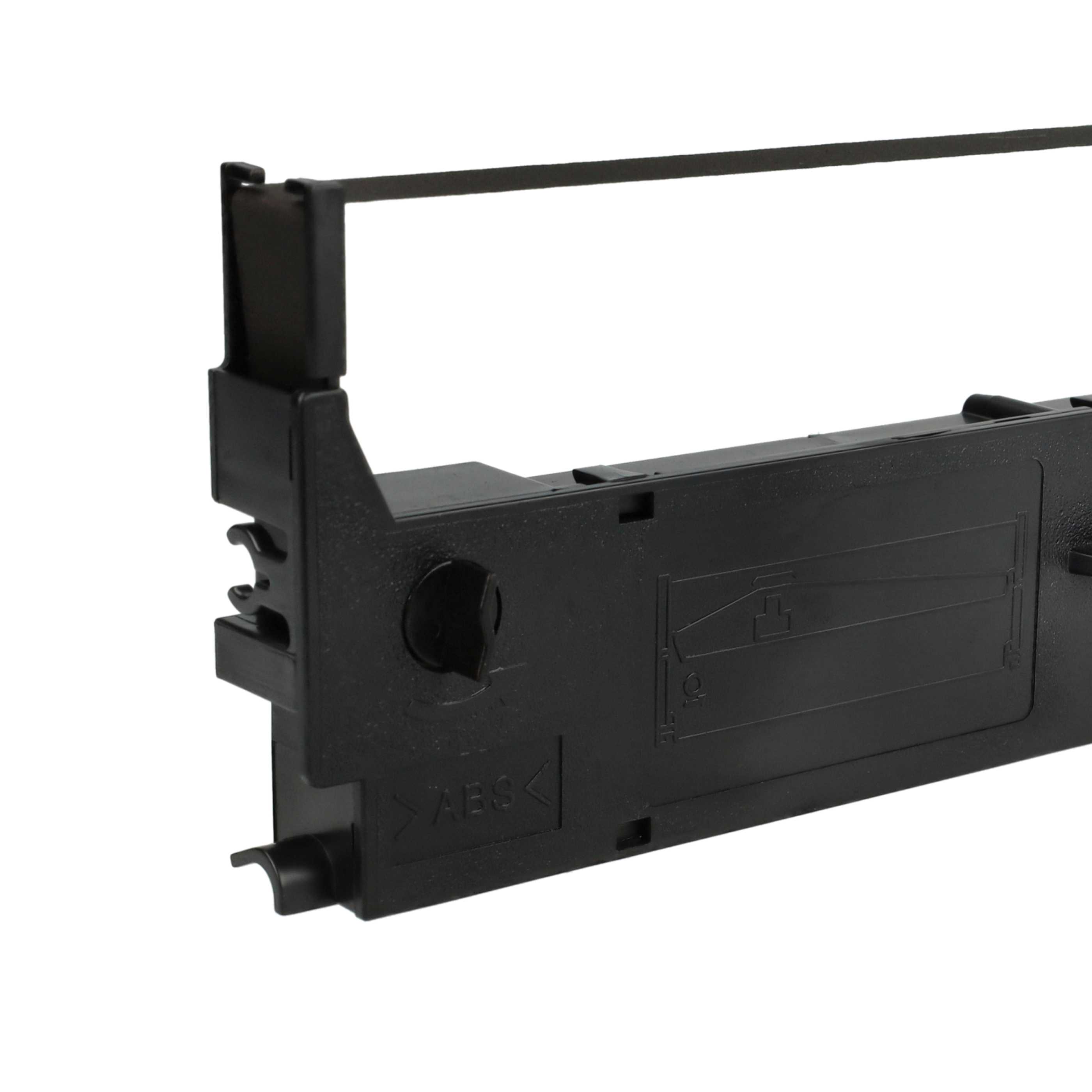 5x Ink Ribbon replaces Epson C13S015637 for Dot Matrix, Receipt Printer - Black