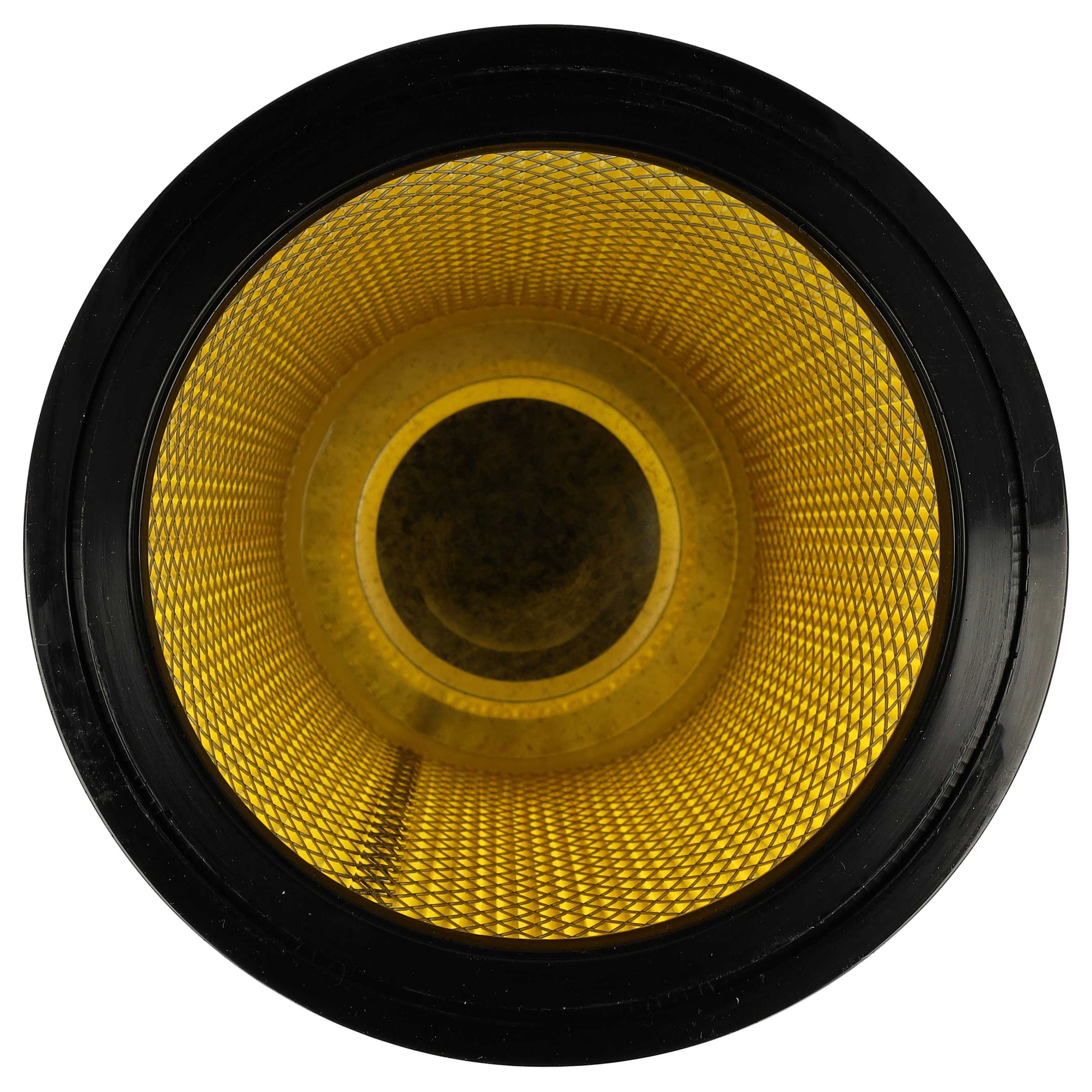 4x Filtercartridge filter replaces Thomas 195118, 787115 for Thomas Vacuum Cleaner, black / yellow