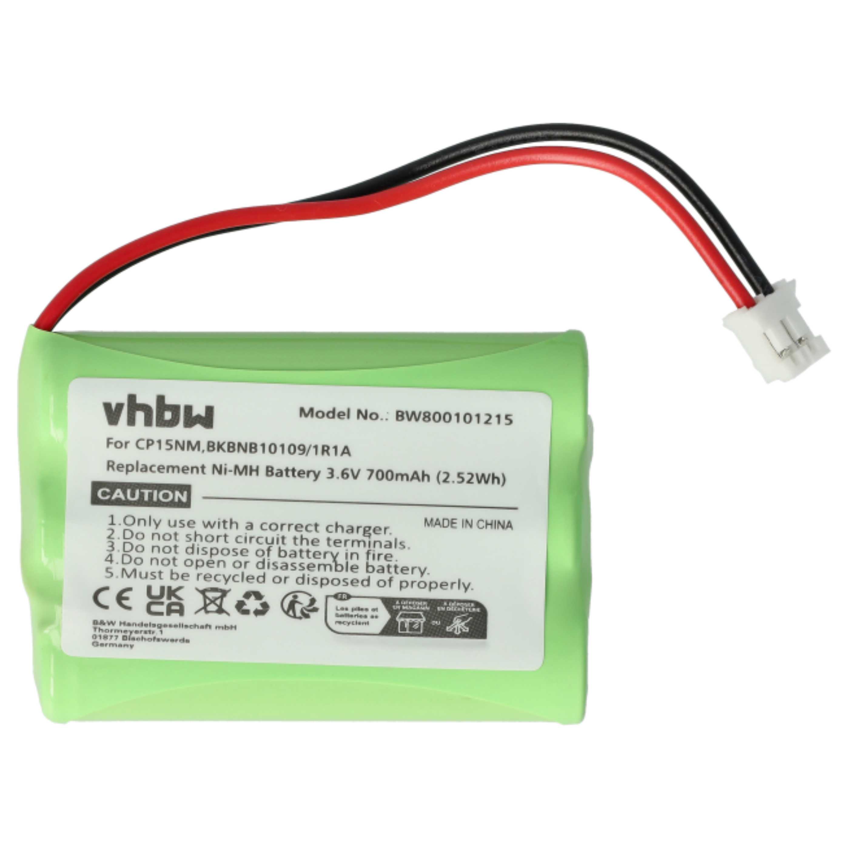 Baby Monitor Battery Replacement for Graco BATT-2795 - 700 mAh 3.6 V NiMH