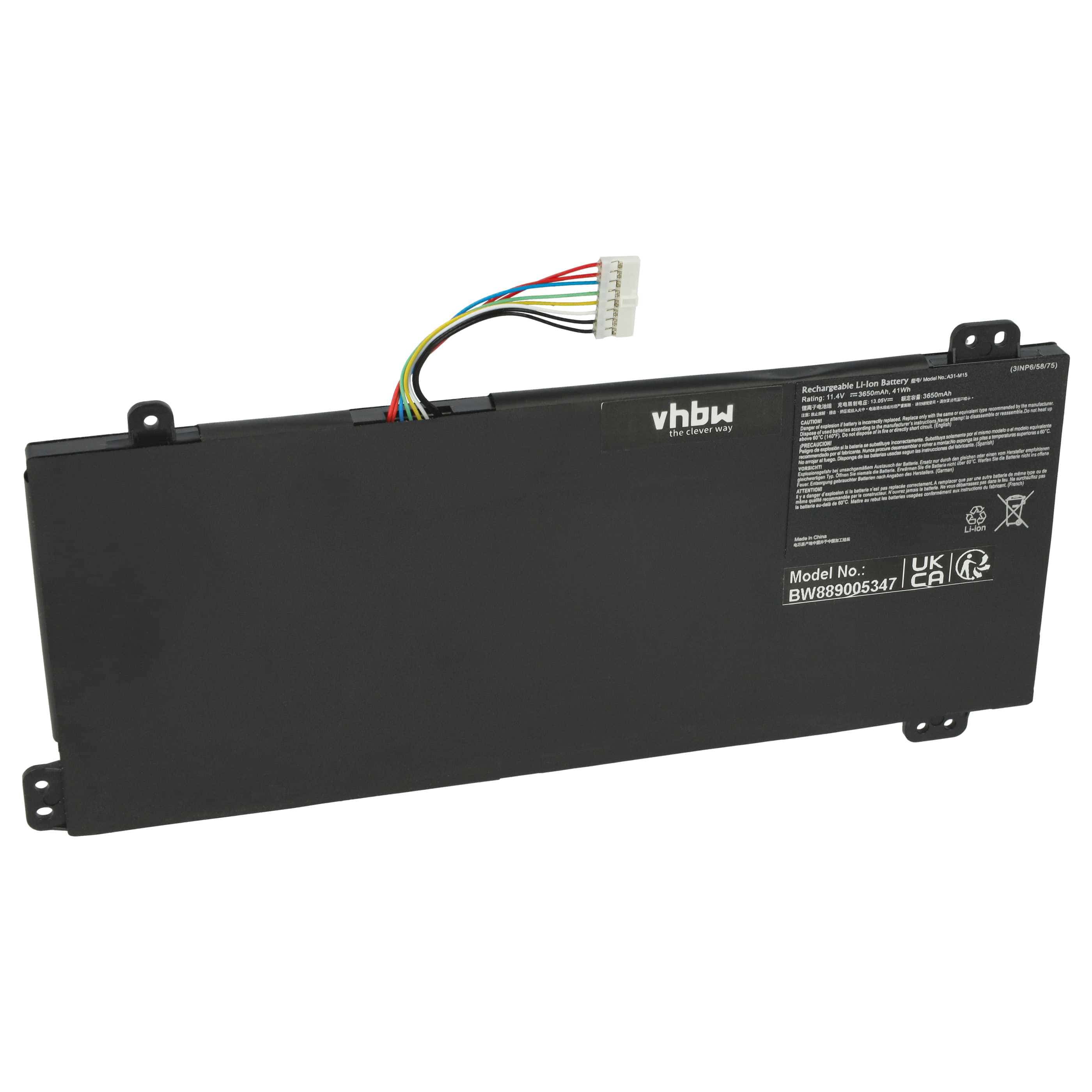 Akumulator do laptopa zamiennik Medion 40071980 - 3650 mAh 11,4 V Li-Ion