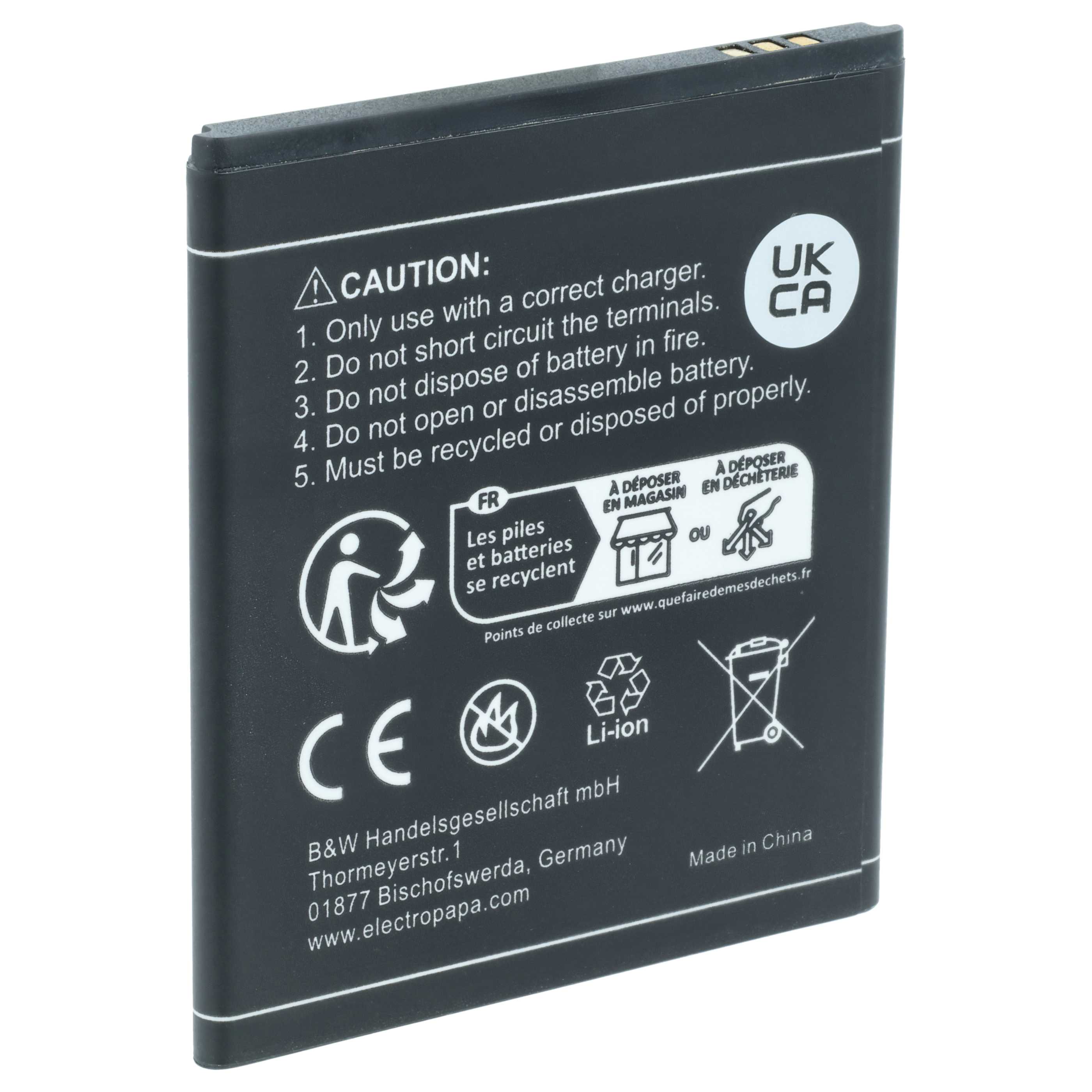 Akumulator do telefonu smartfona zamiennik YM0910X5000650 - 2400 mAh 3,7 V Li-Ion