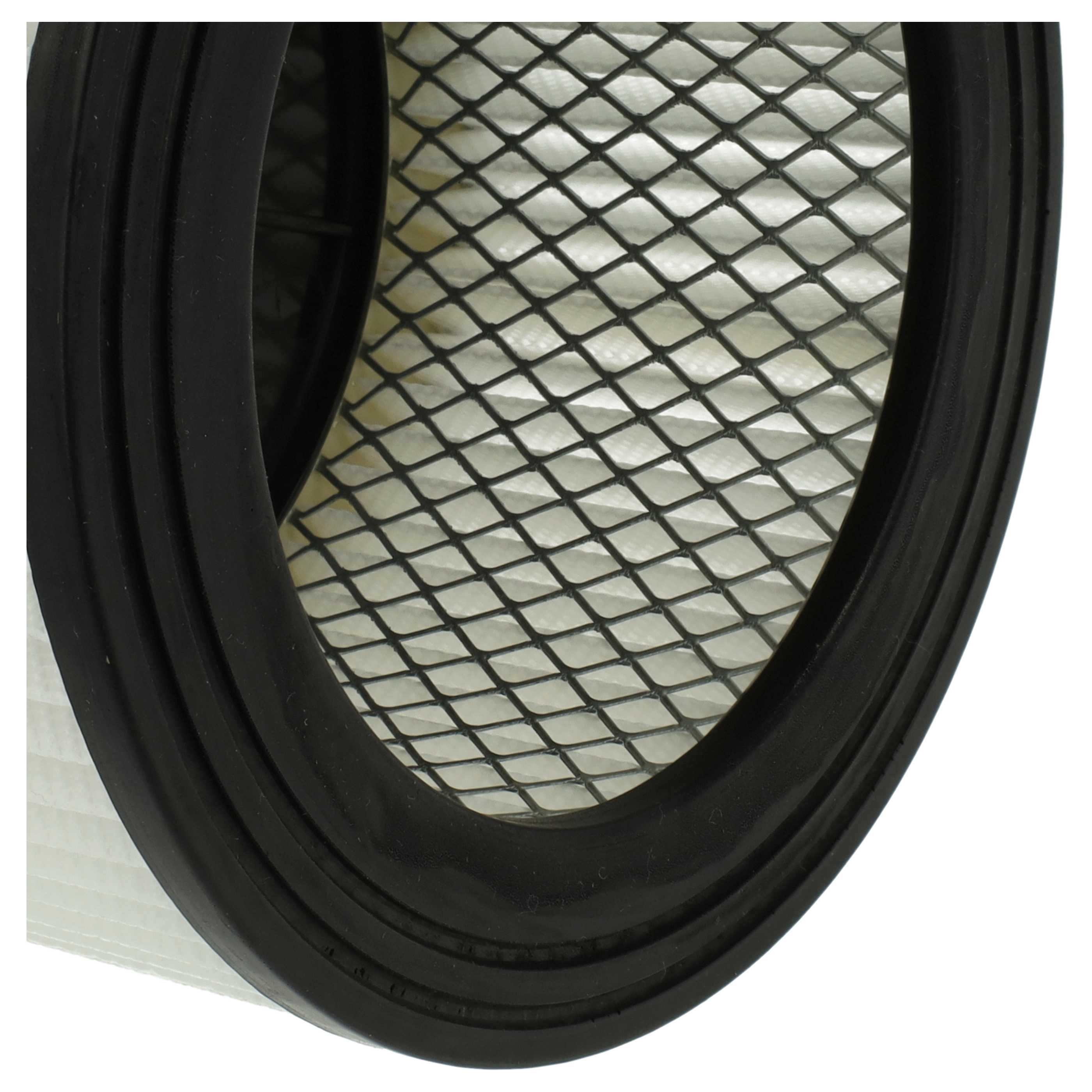 8x Filtercartridge filter replaces Oxeo 760023 for PowerPlus Chimney Sweep Vacuum, black / white