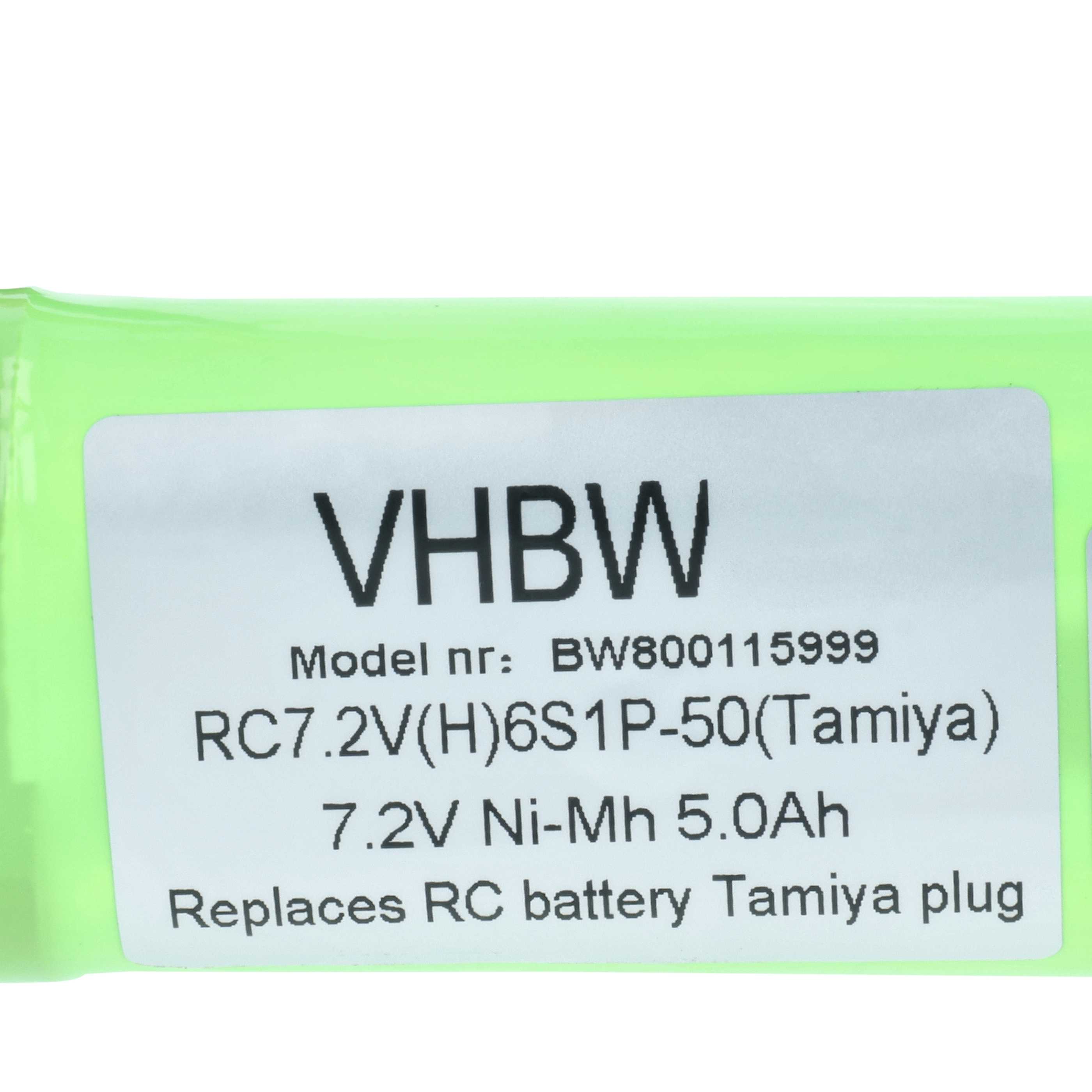 Batterie modèle radio-télécommandé - 5000mAh 7,2V NiMH, Tamiya