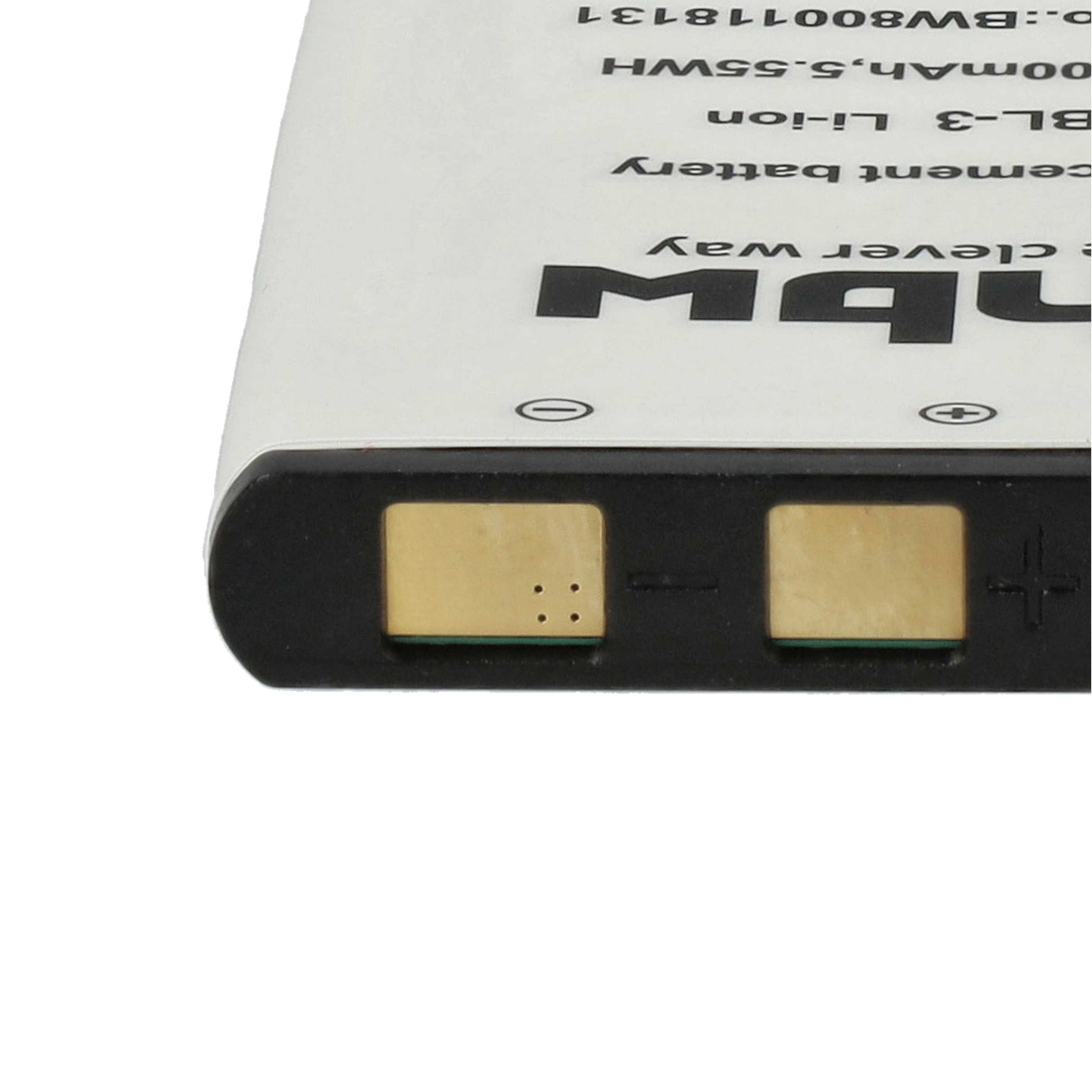 Radio 5x Battery replaces Baofeng BL-3 - 1500 mAh 3.7 V Li-Ion