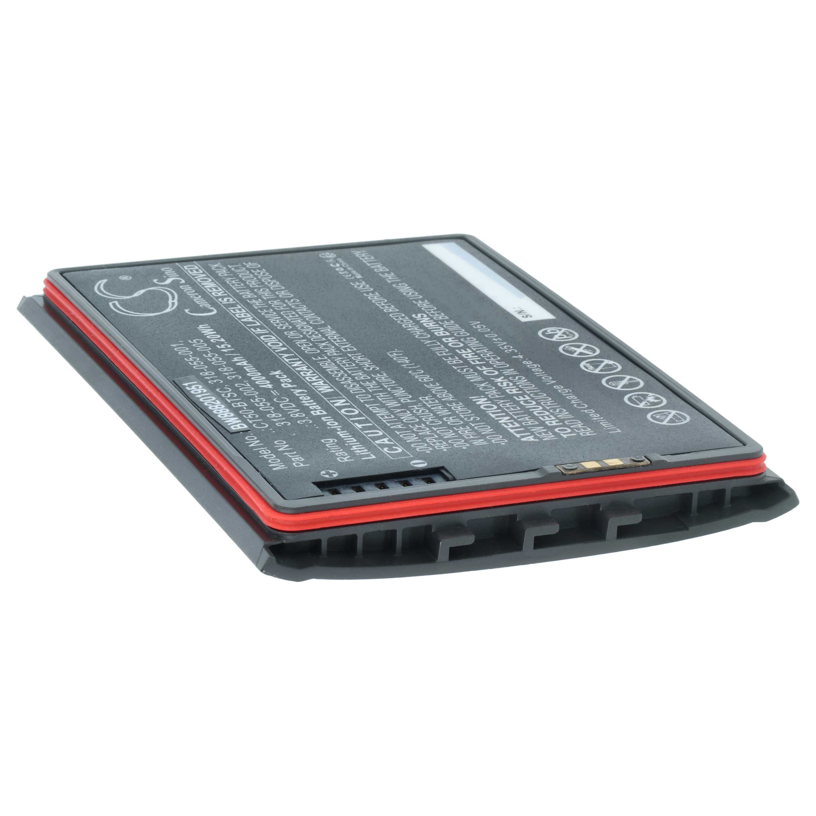 Handheld Computer Battery replaces Dolphin 318-055-001, CT50-BTSC, 318-055-002 - 4000mAh, 3.8V