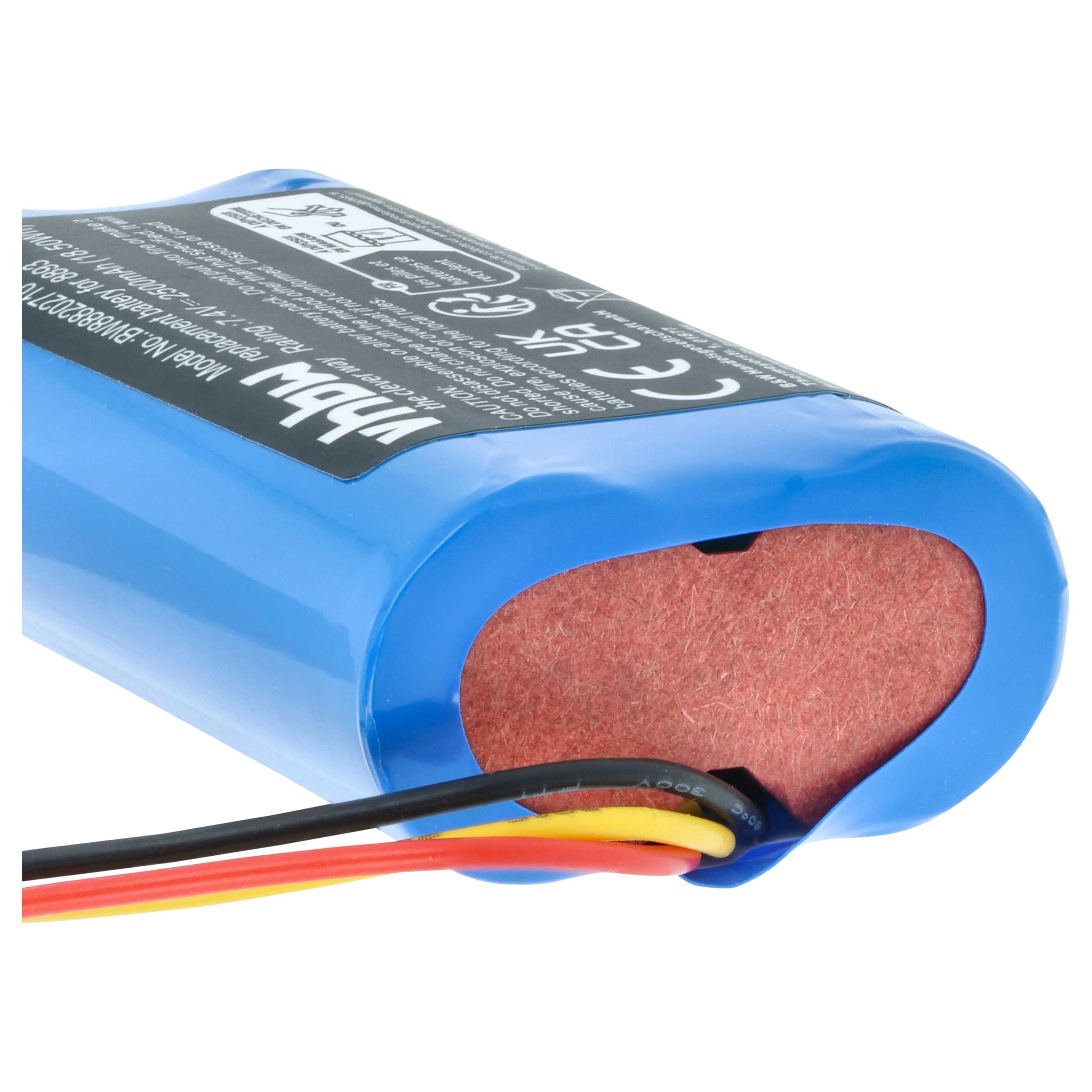 Batería reemplaza Gardena 08894-00, 08894-00.640.00 para herramientas de jardín - 2500 mAh 7,4 V Li-Ion