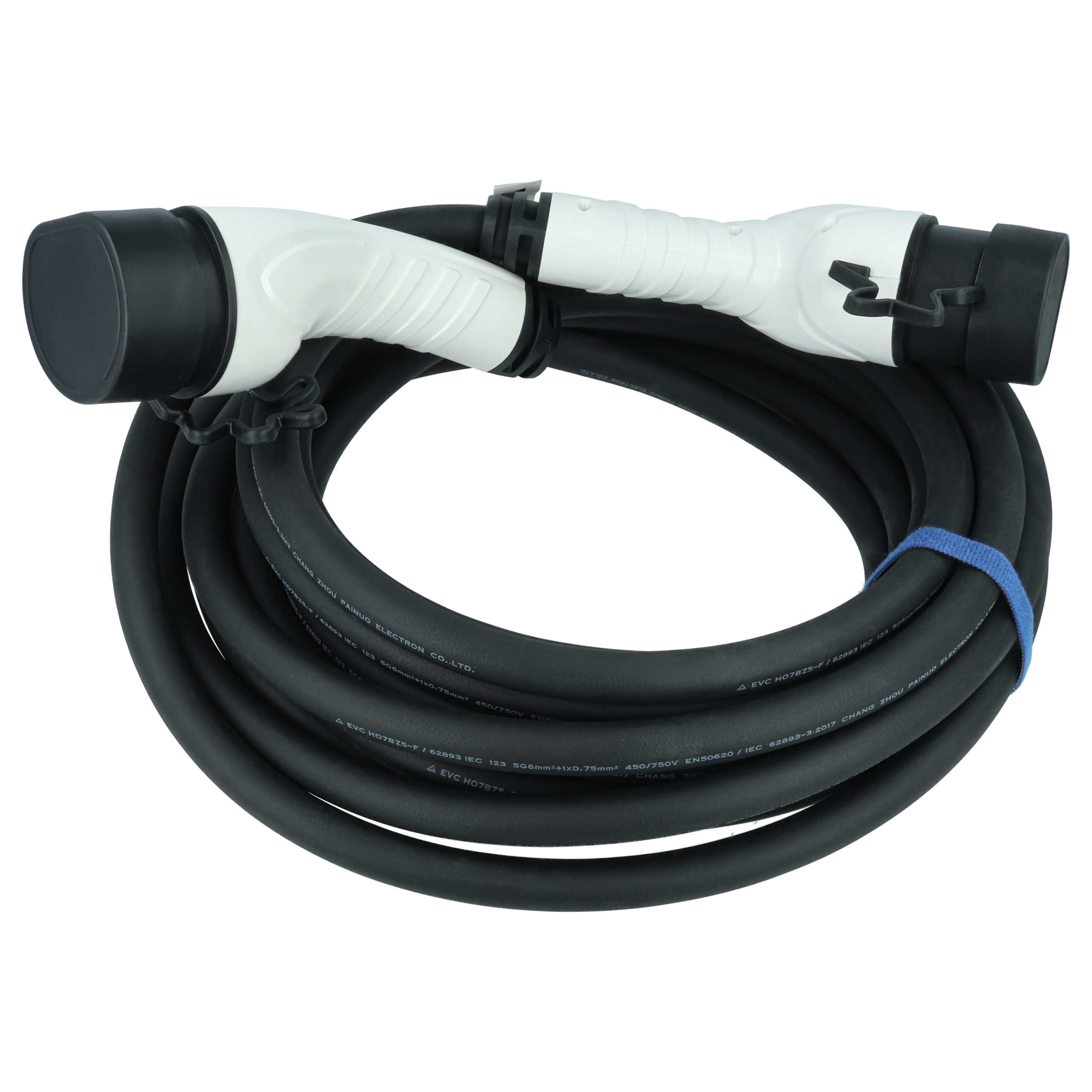 Charging Cable for Renault Zoe Electric Car etc. - Type 2 to Type 2 Cable, 3-phase, 32 A, 22 kW, 10 m