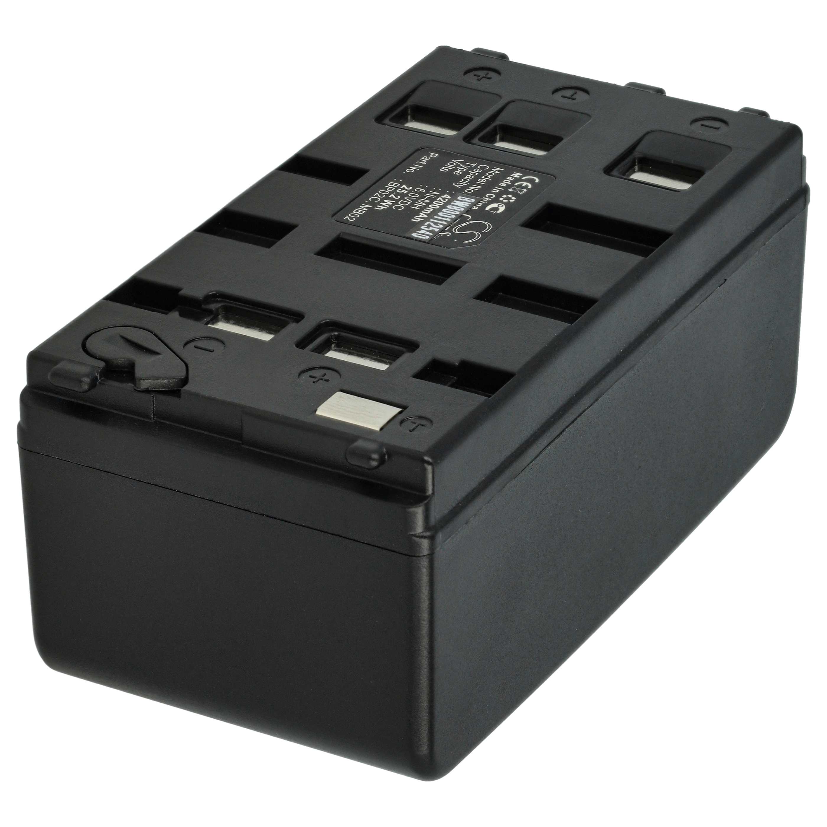 Messtechnik-Akku als Ersatz für Pentax BP02C, MB02 für Pentax - 4200mAh 6V NiMH