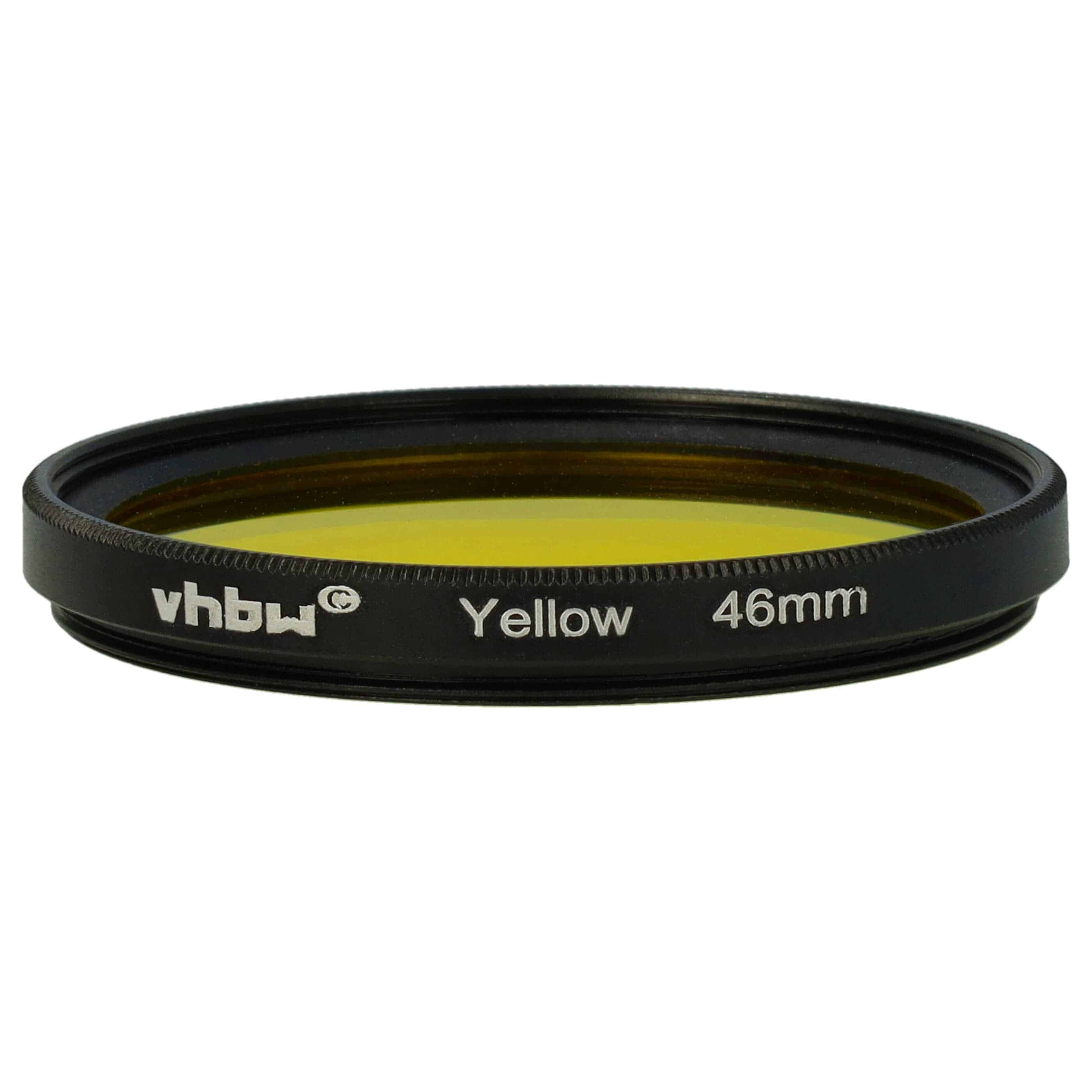 Filtro de color para objetivo de cámara con rosca de filtro de 46 mm - Filtro amarillo