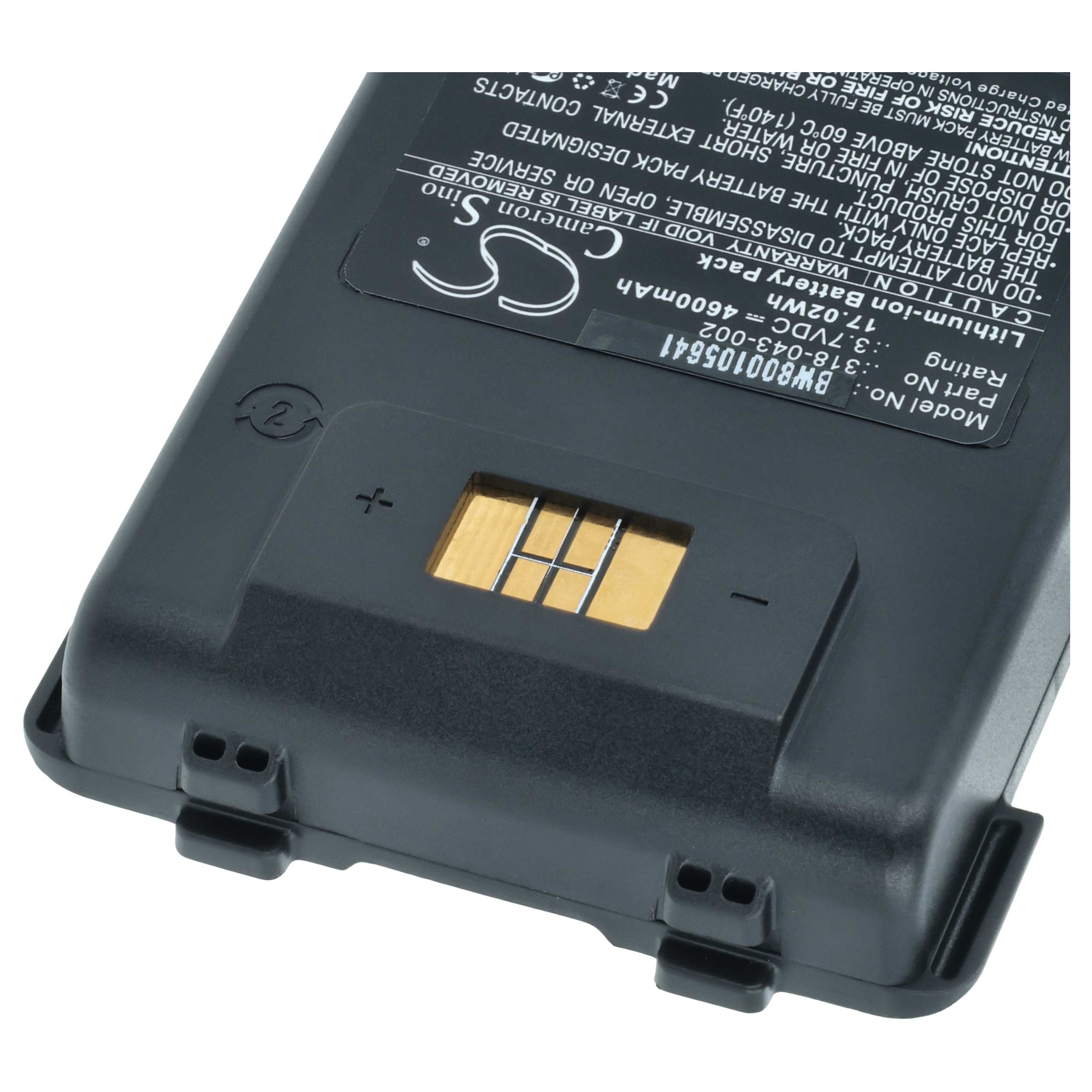 Akumulator do czytnika kodów kreskowych zamiennik Intermec 318-043-002, 1000AB01 - 4600 mAh 3,7 V Li-Ion