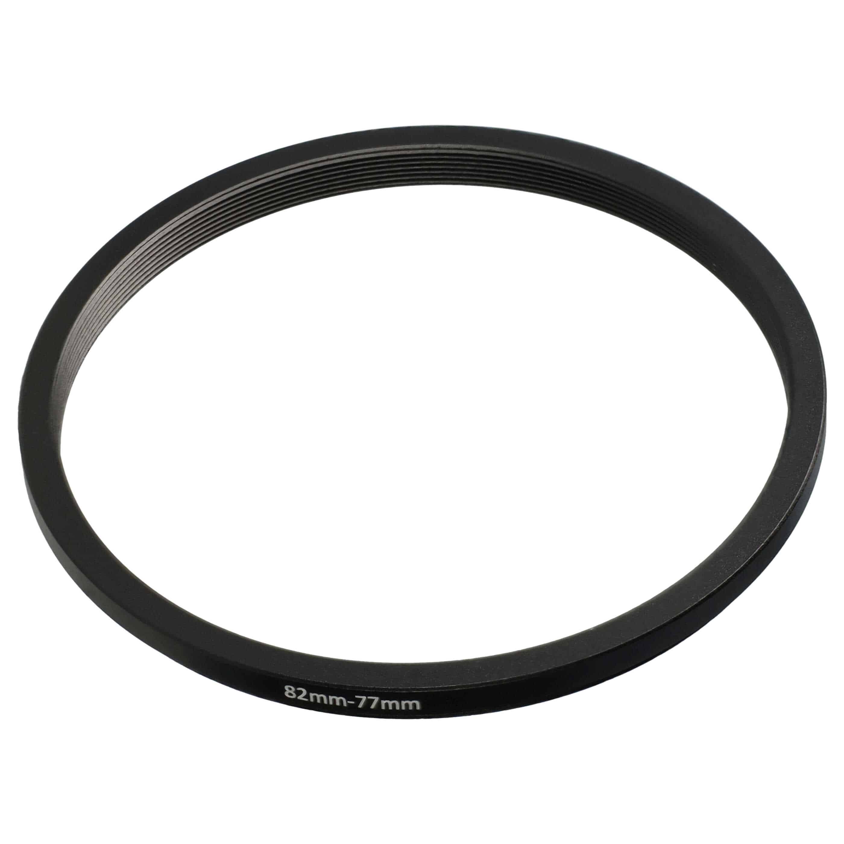 Step-Down Ring Adapter from 82 mm to 77 mm for various Camera Lenses