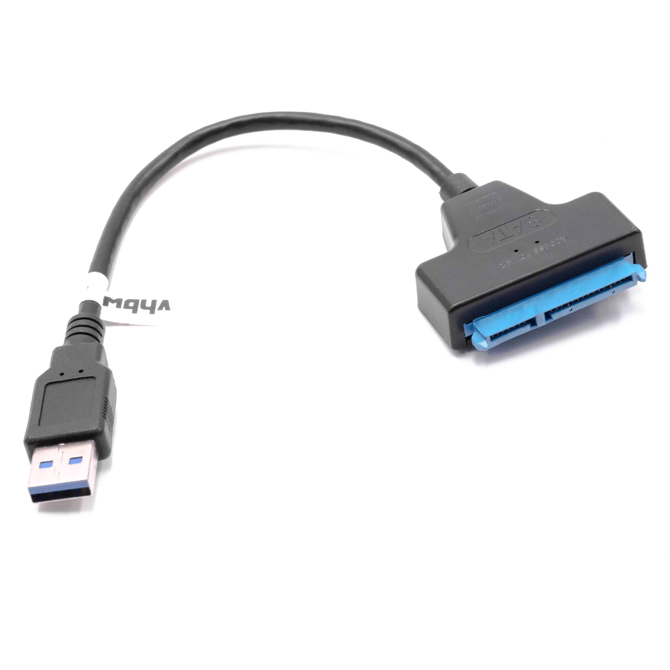 SATA III vers USB 3.0 Câble de raccordement pour disque dur HDD, SSD Plug & Play noir / bleu