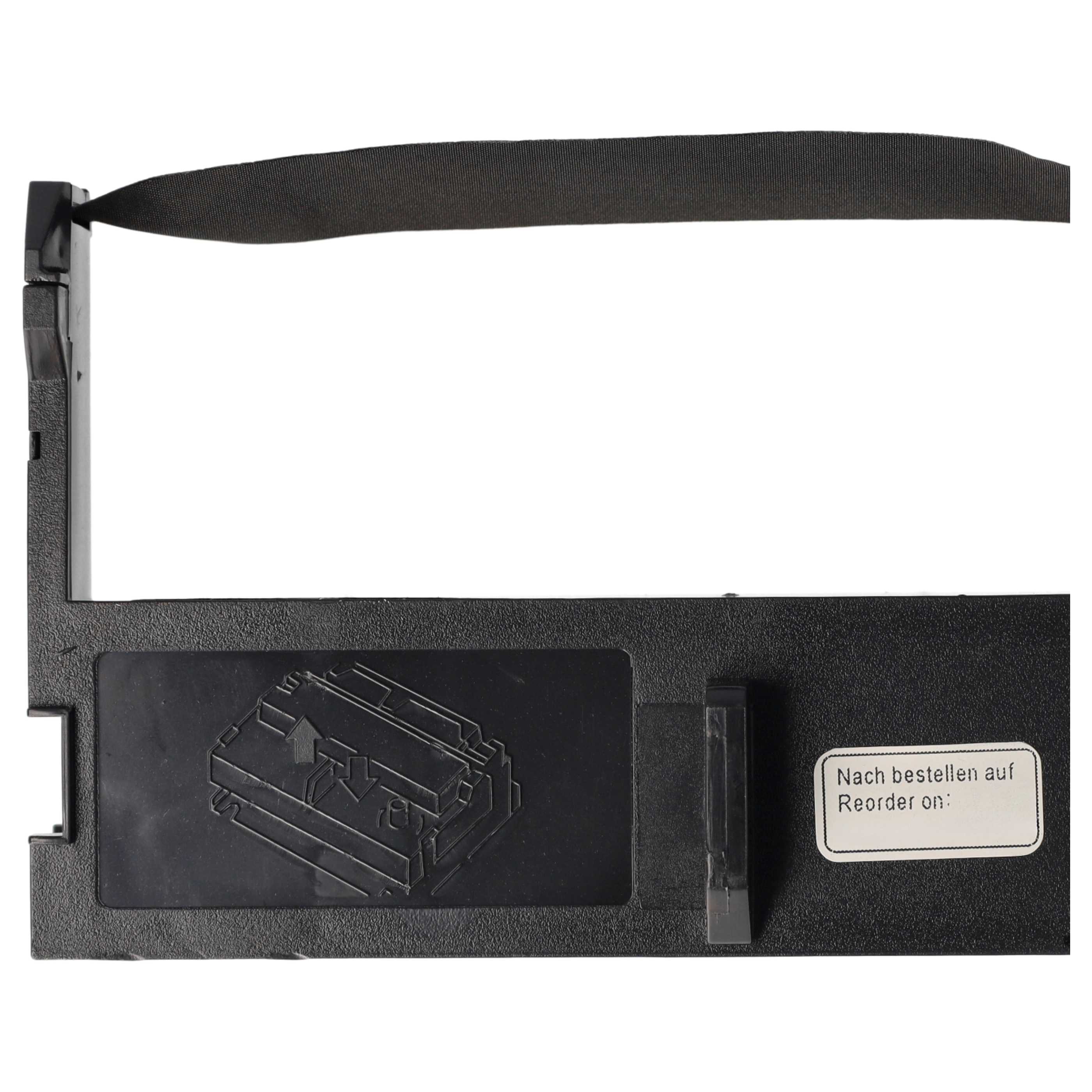 3x Ink Ribbon replaces ERC-43, C43S015461, ERC-39 for Schultes Dot Matrix, Receipt Printer etc. - Black